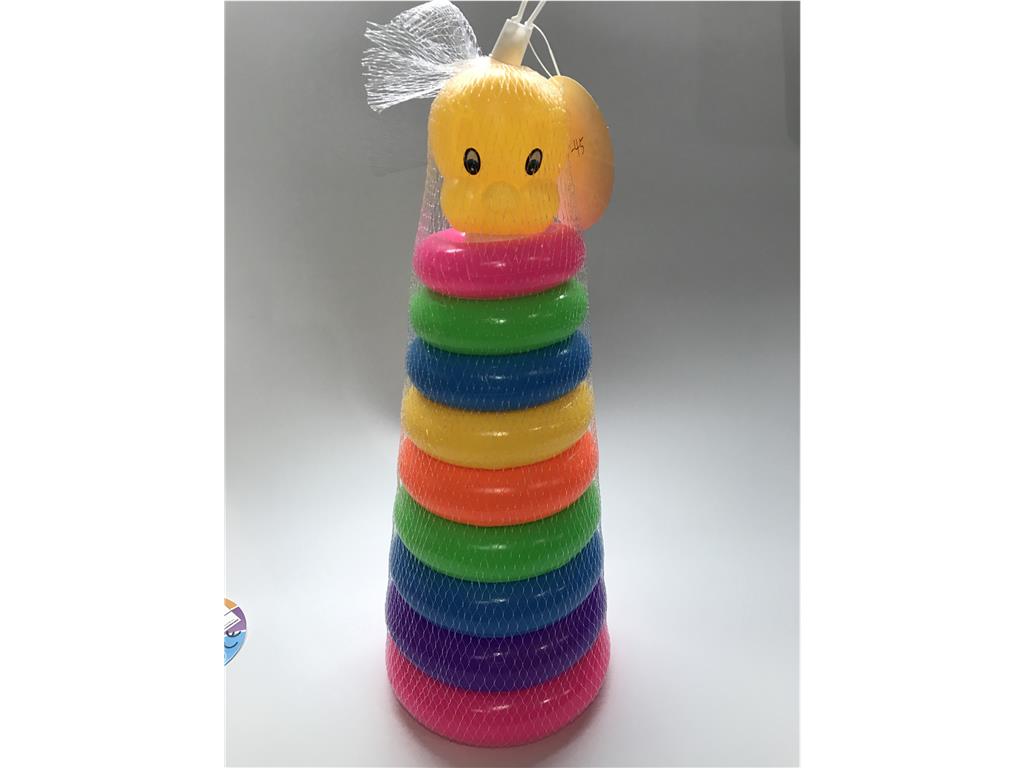 Развивающая игрушка "Радужные кольца с буквами" Tweety