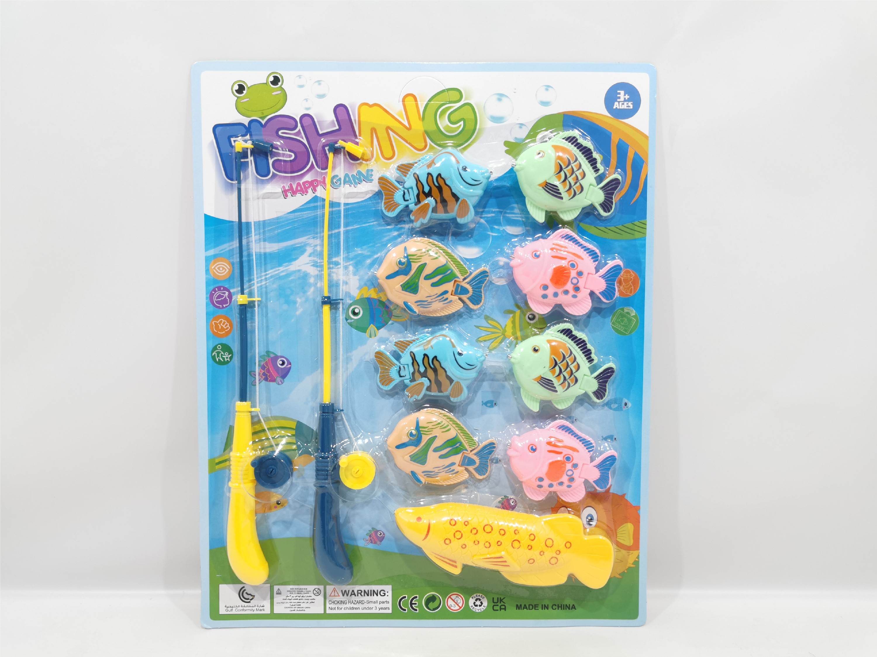 Игрушка "Рыбалка" с двумя удочками и золотым драконом