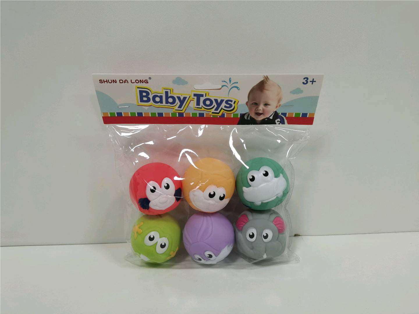 Игрушки для ванной пищалки, 6 шт.