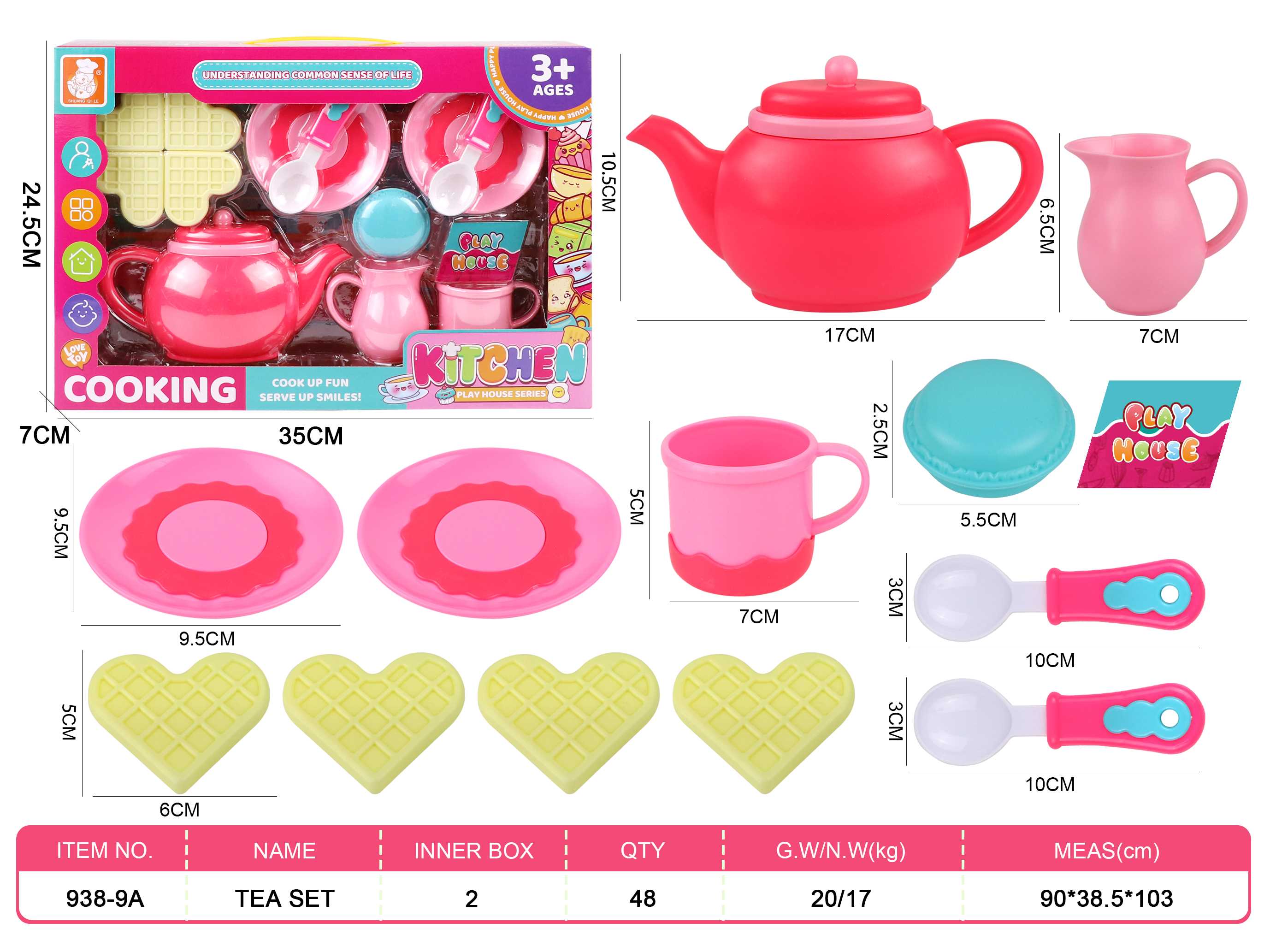 Игровой набор "Чайный сервиз", 48 предметов