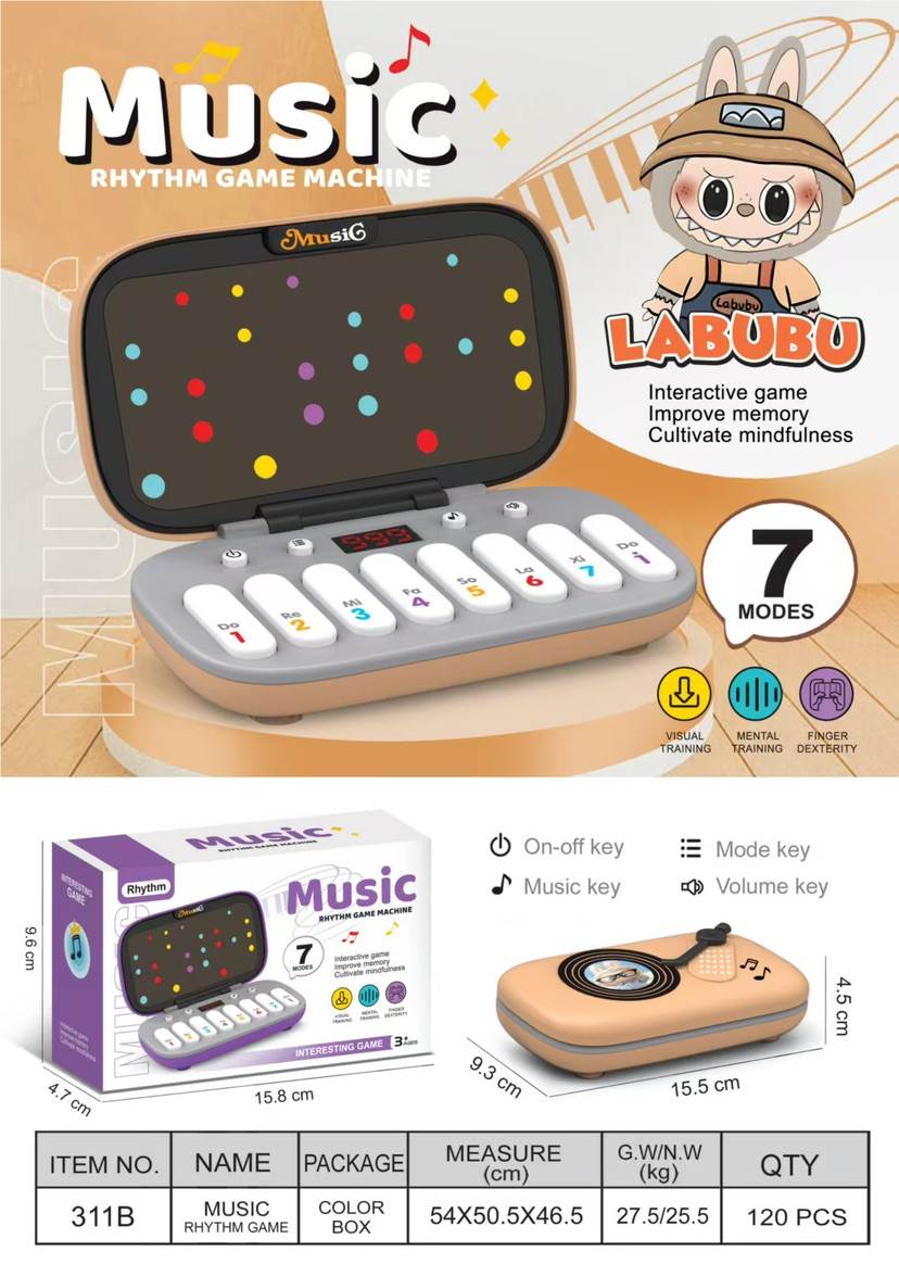 Детский электронный синтезатор-игра Labu