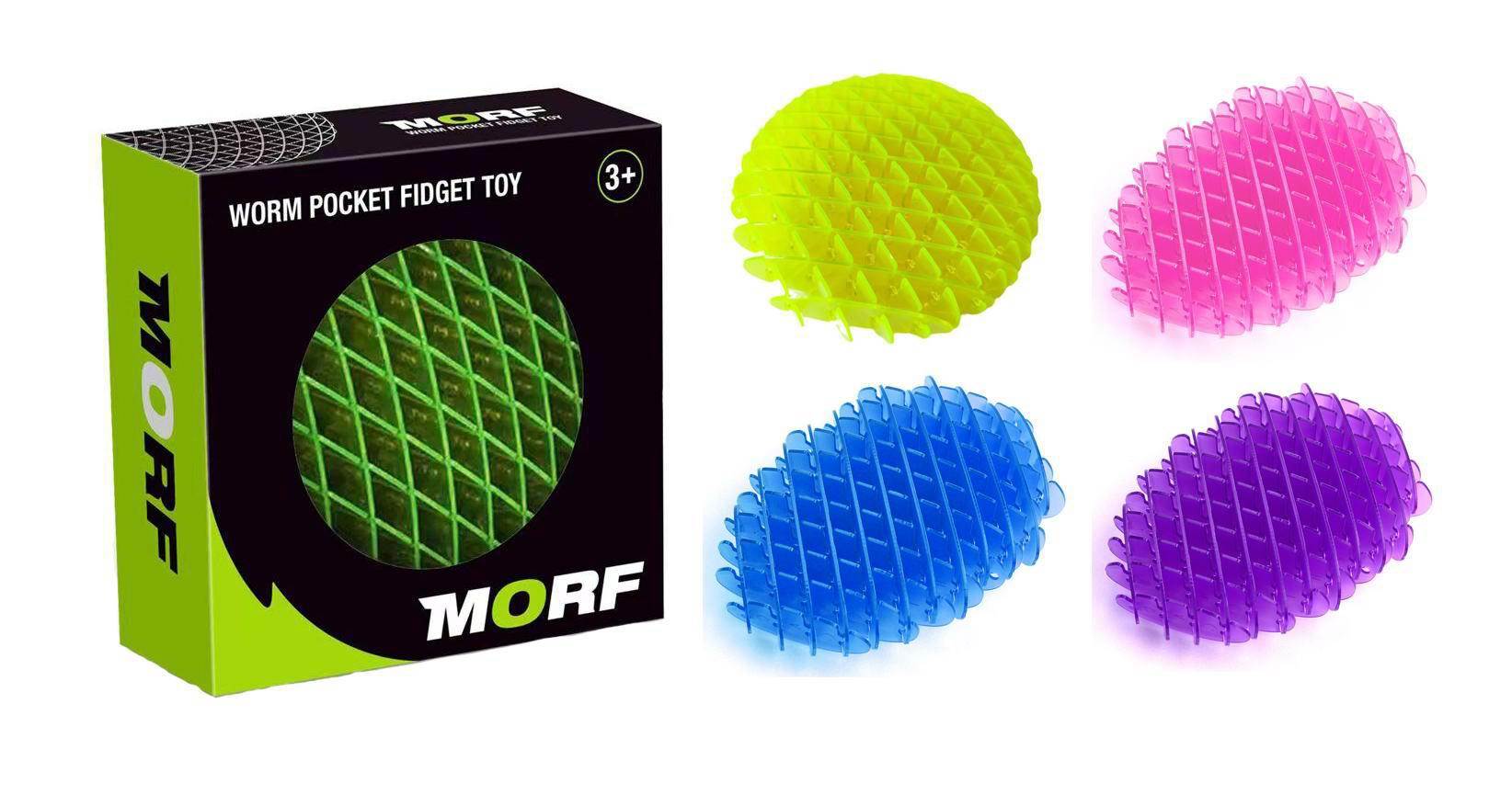 Антистресс-игрушка TIKTOK Worm Morf, круглая