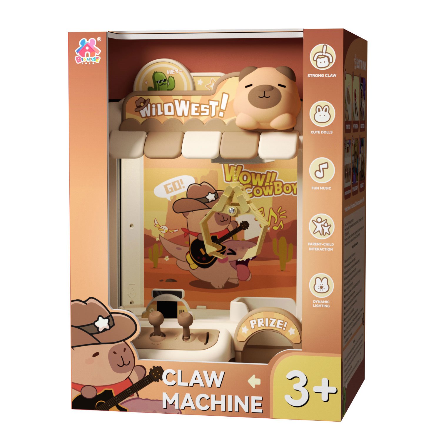 Игровой автомат "Капибара": ловим мягкие игрушки