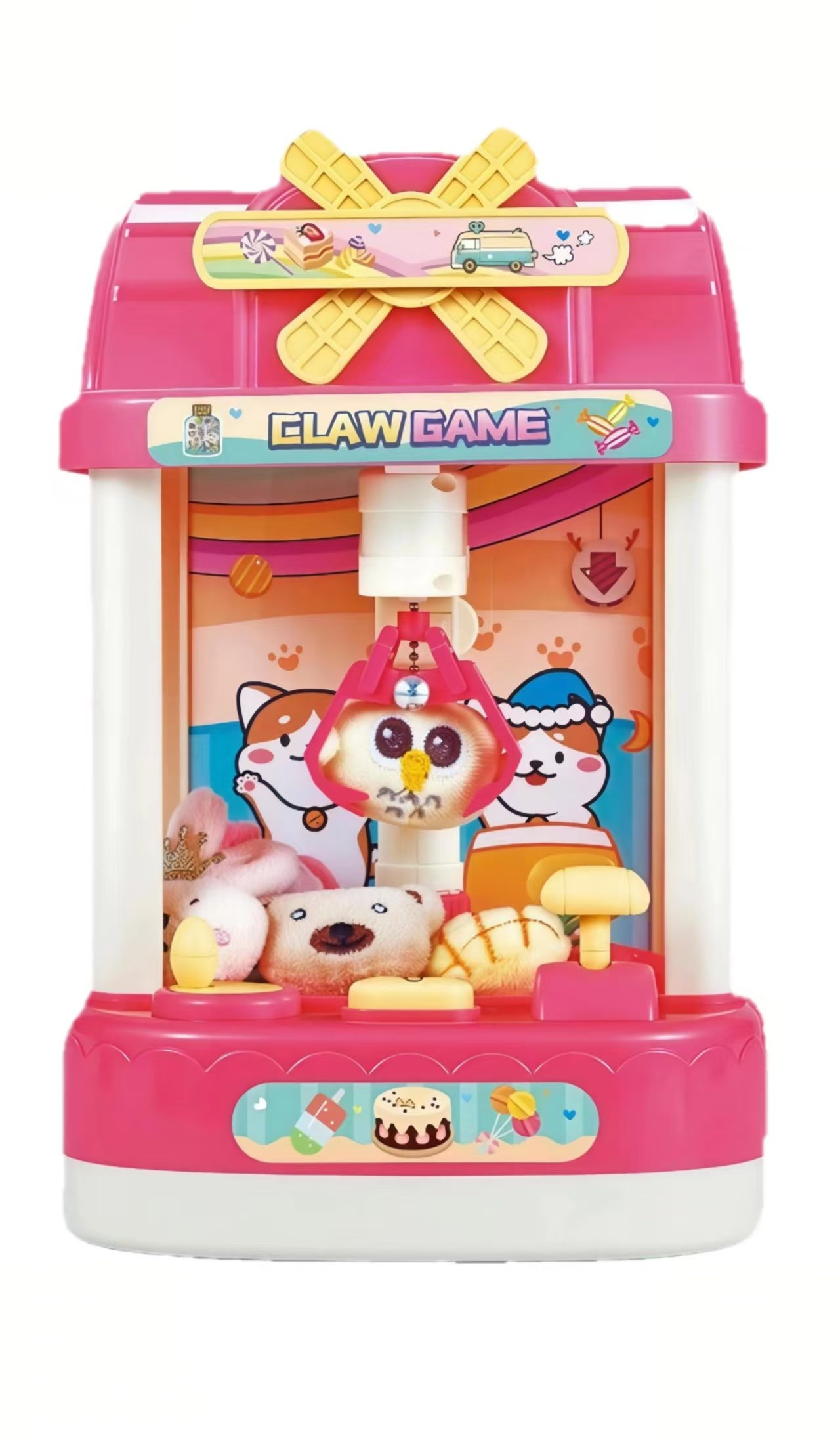 Мини-автомат с игрушками, мятный и коралловый