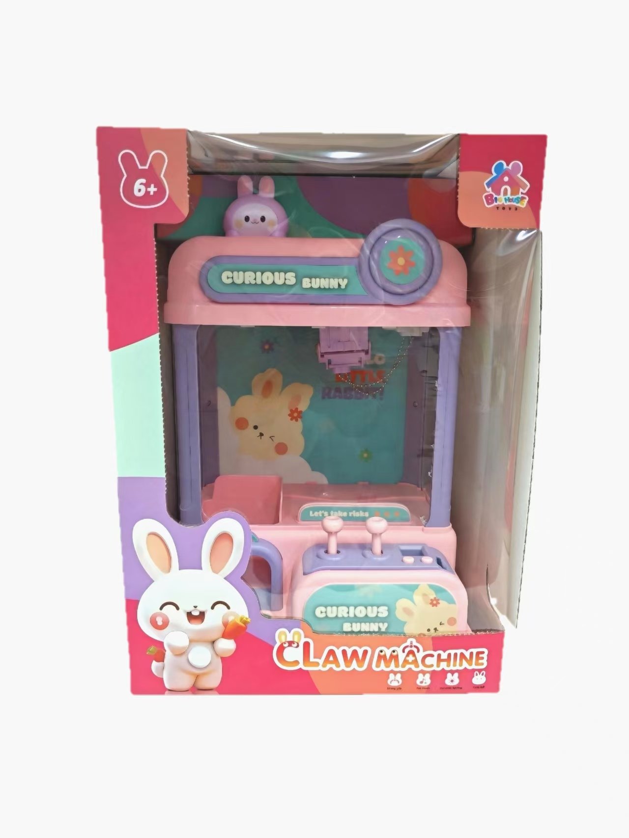 Игровой автомат "Хватайка" розовая