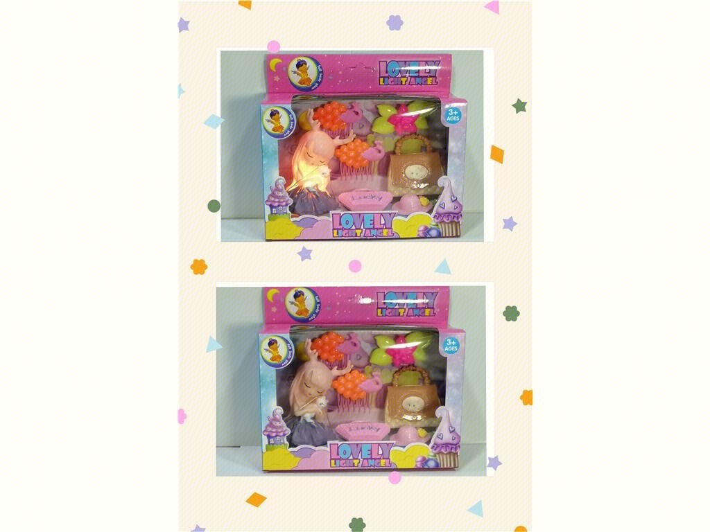Игровой набор Lubao 3" с аксессуарами и подсветкой