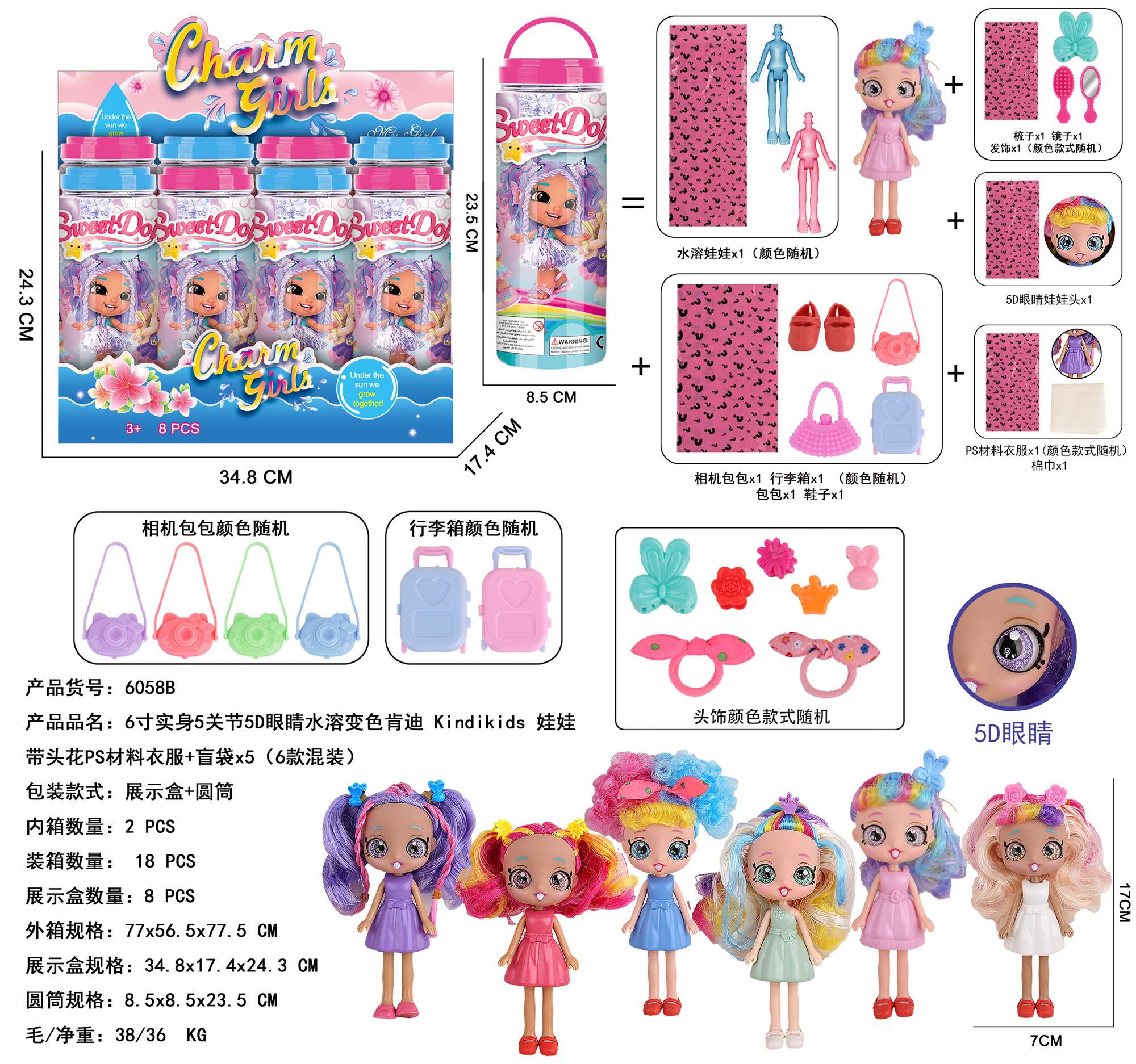 Кукла Kindikids Kendy 15 см с аксессуарами