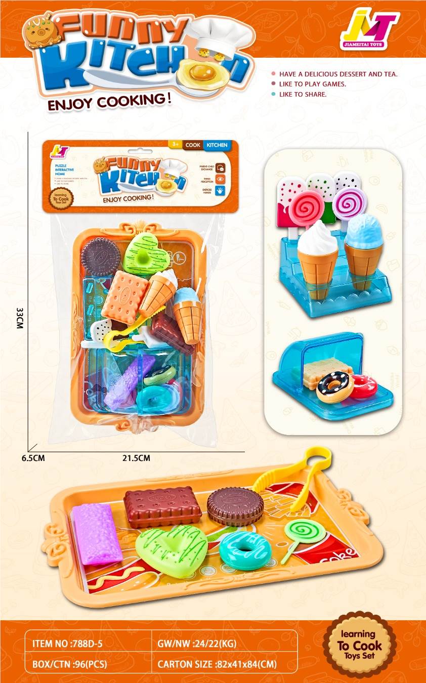 Игровой набор "Фастфуд и десерты"