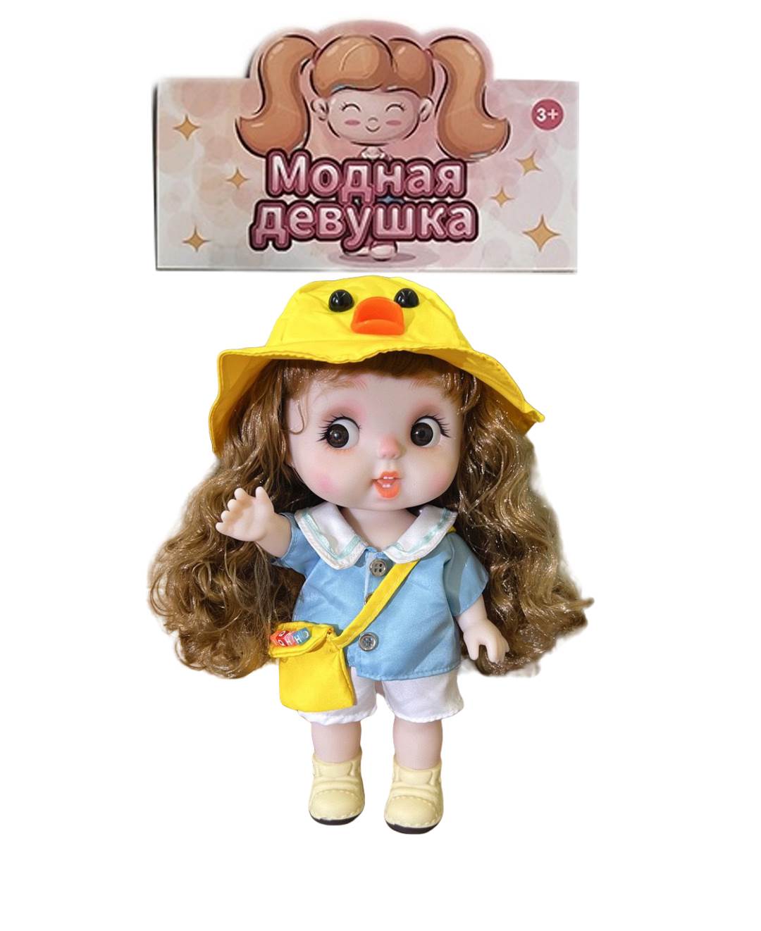 Кукла-пупс 28 см с 3D глазками, винил