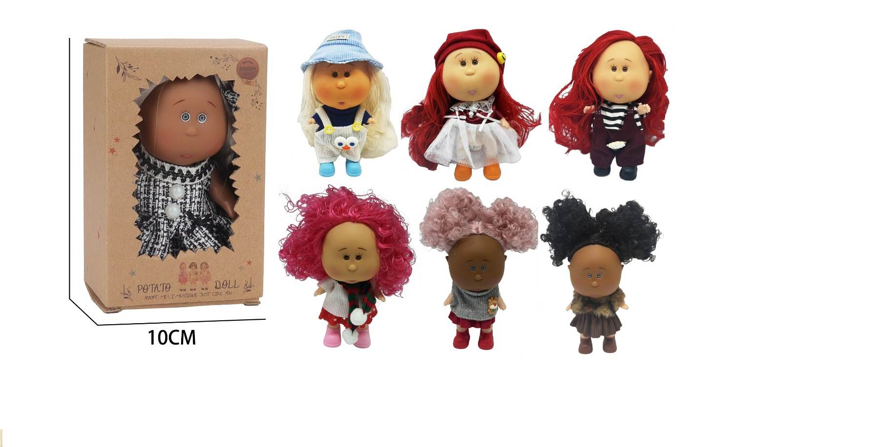 Кукла Mia Potato Doll 18 см, винил, Испания