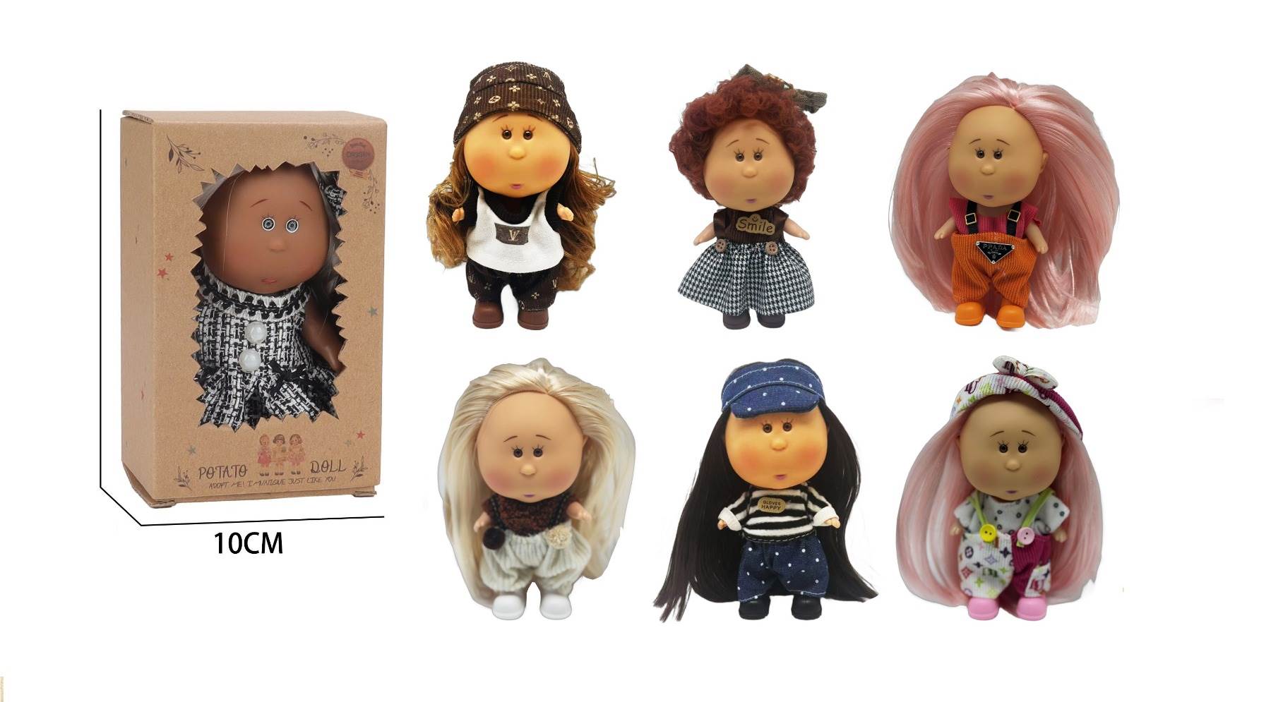 Кукла Mia Potato Doll 18 см, винил, Испания