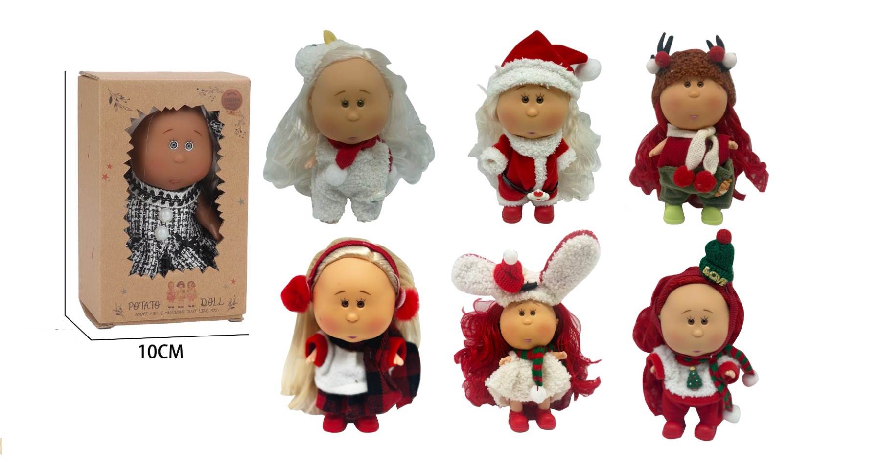 Кукла Mia Potato Doll 18 см, винил, Испания