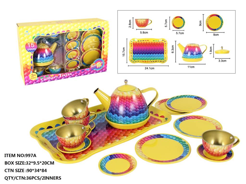Игровой чайный сервиз, 15 предметов