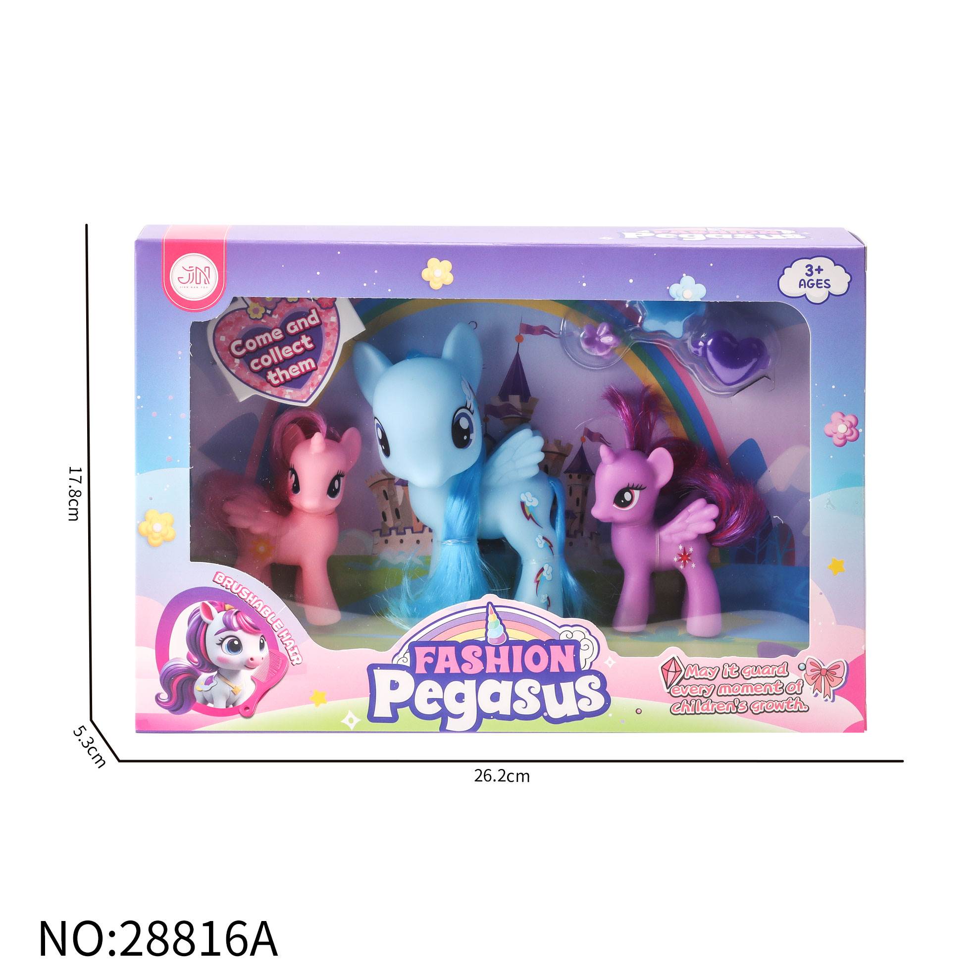 Фигурка единорога Pegasus (виниловая)