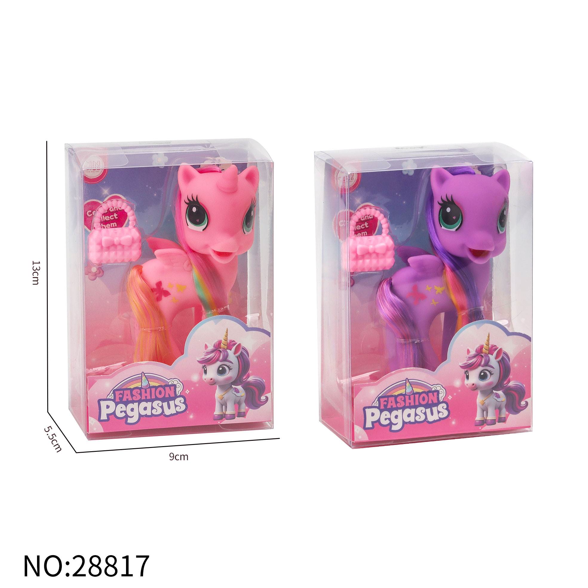 Фигурки единорогов Pegasus из ПВХ