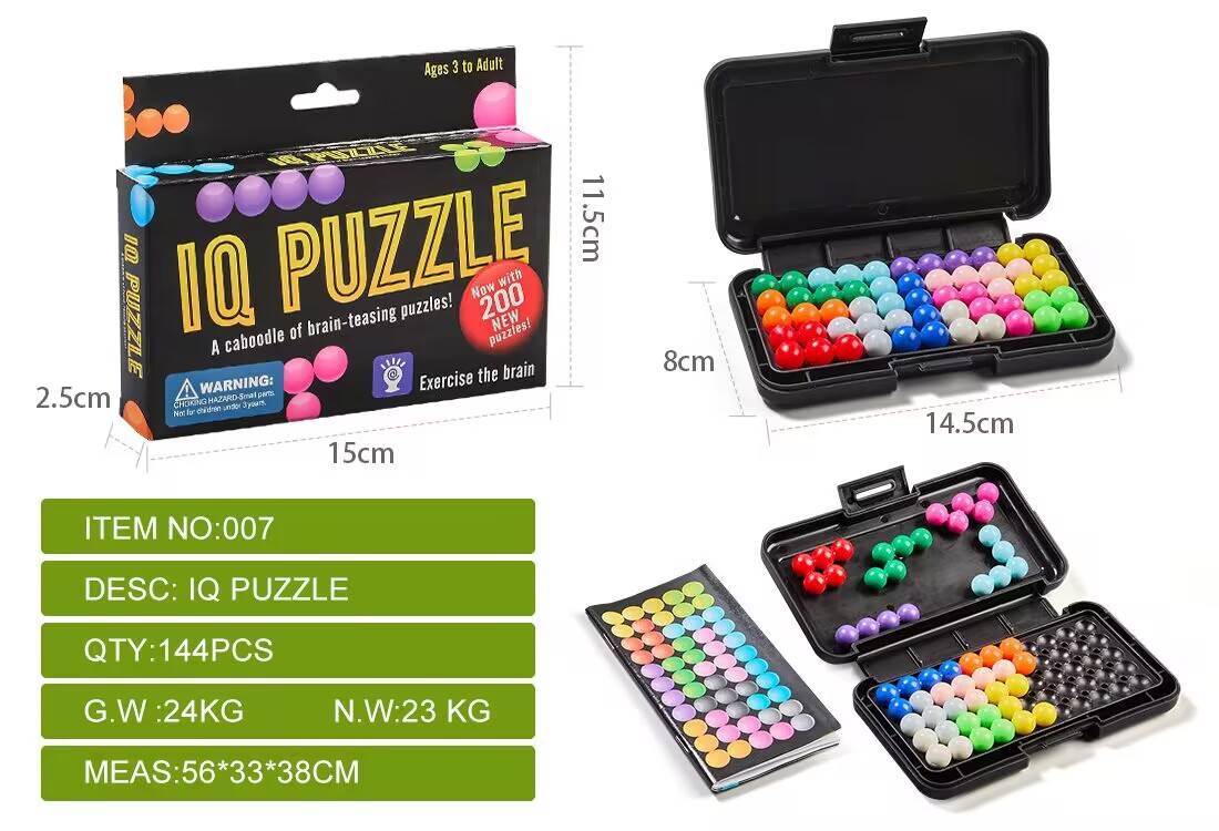 IQ Puzzle: 2D и 3D головоломка с магическими бусинами