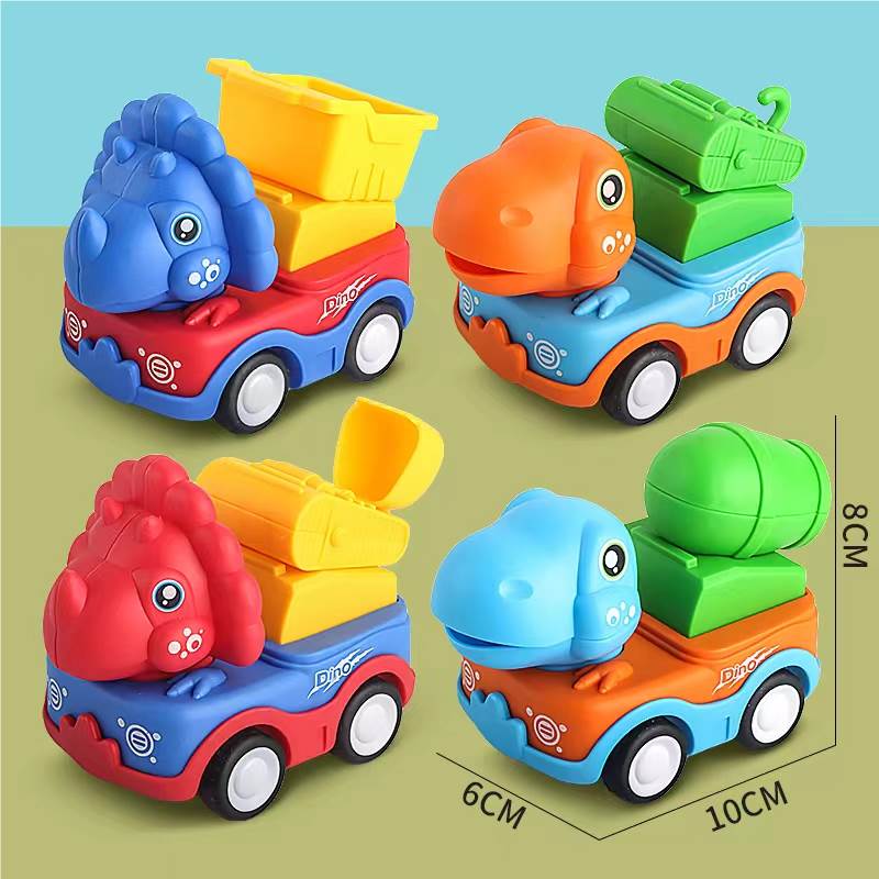 Мини-машинки-динозавры: нажми и играй