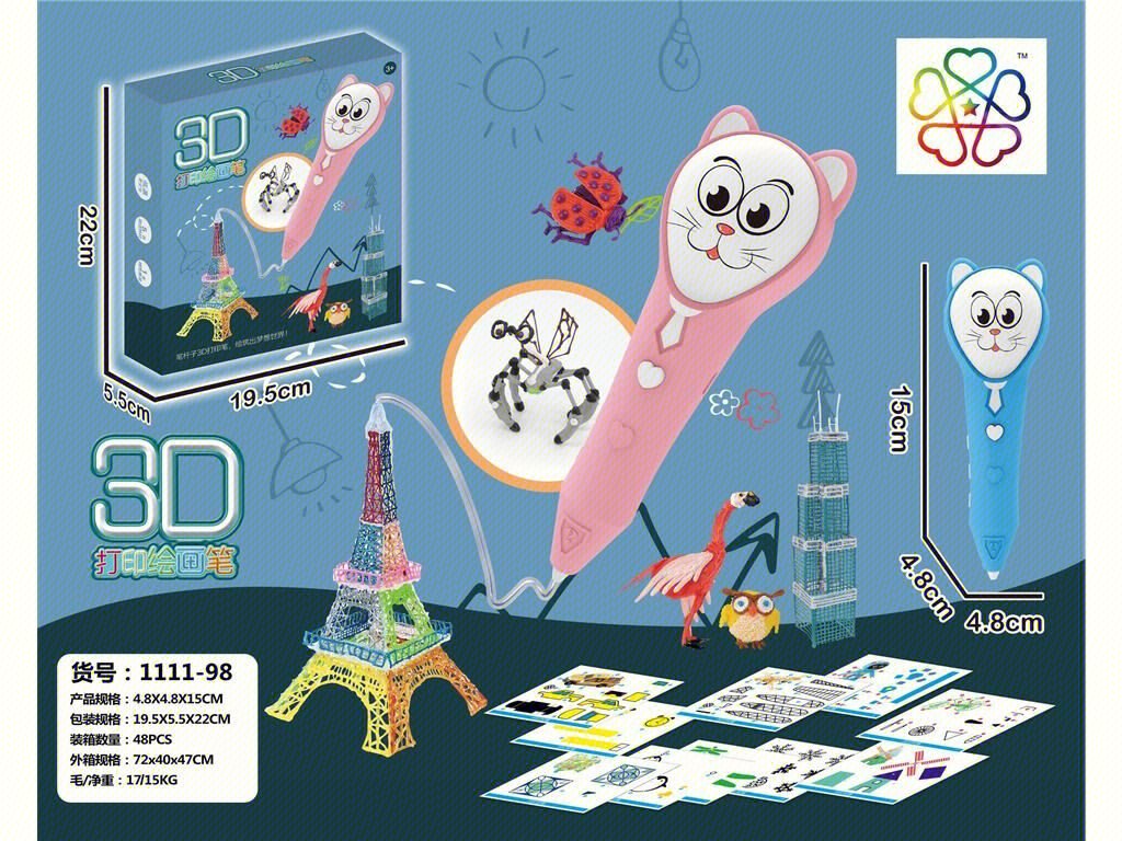 3D ручка с низкой температурой плавления