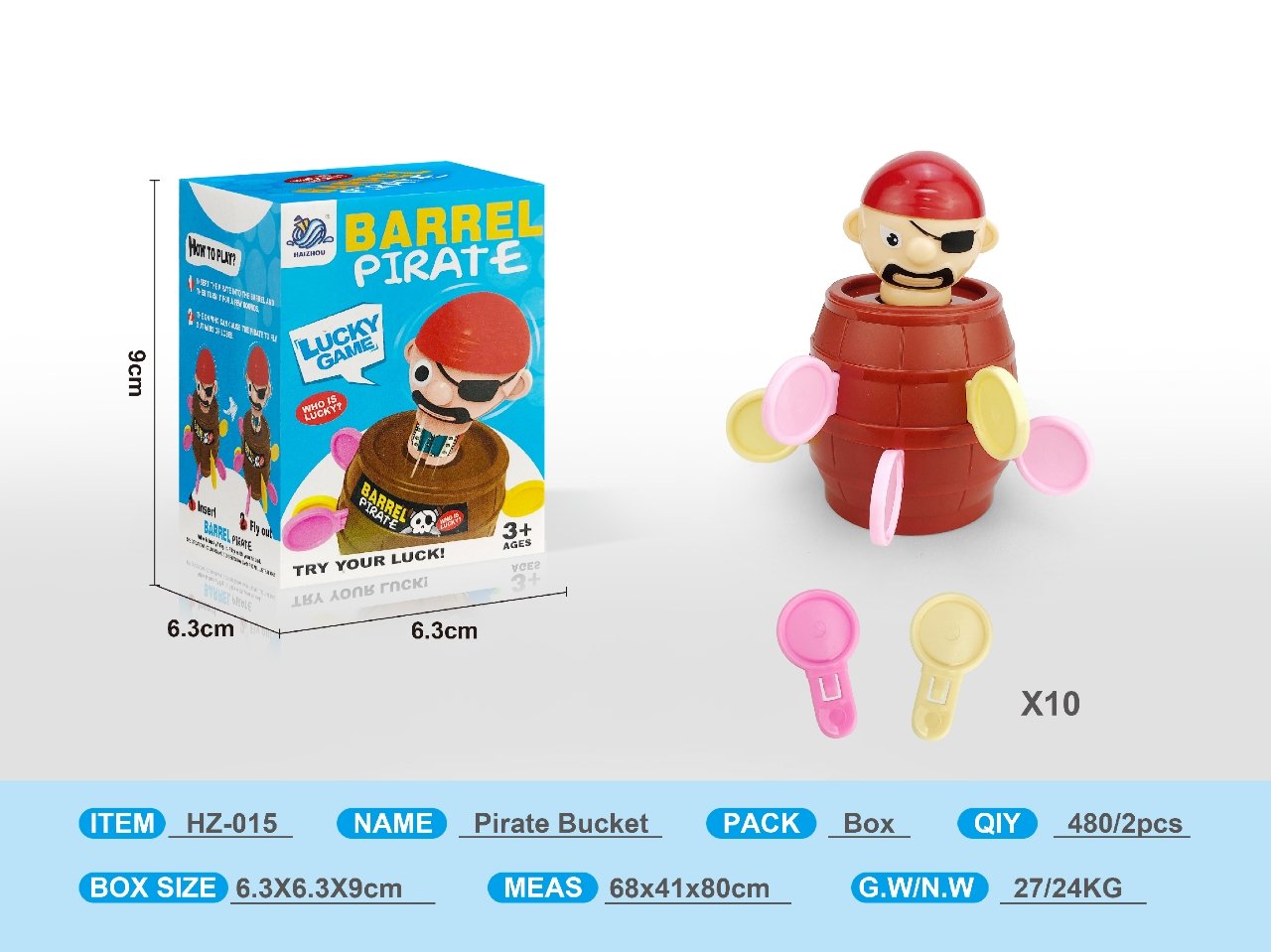 Игра "Пиратская бочка": настольная игра для всей семьи