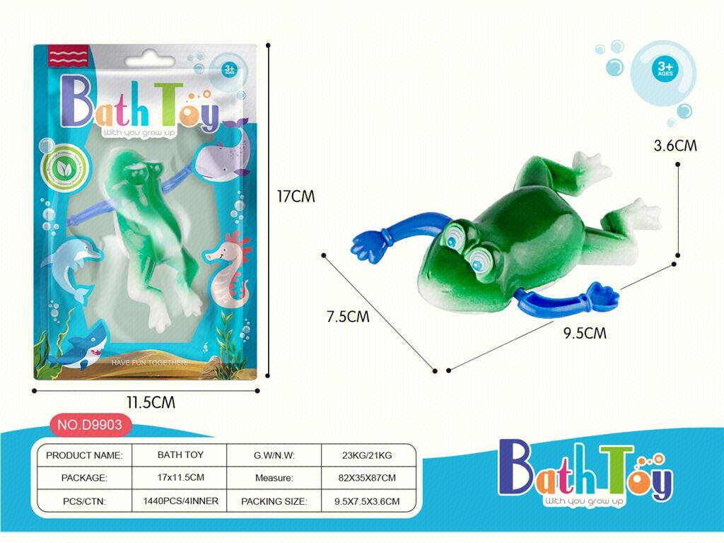 Игрушка для ванной "Плавающий лягушонок"