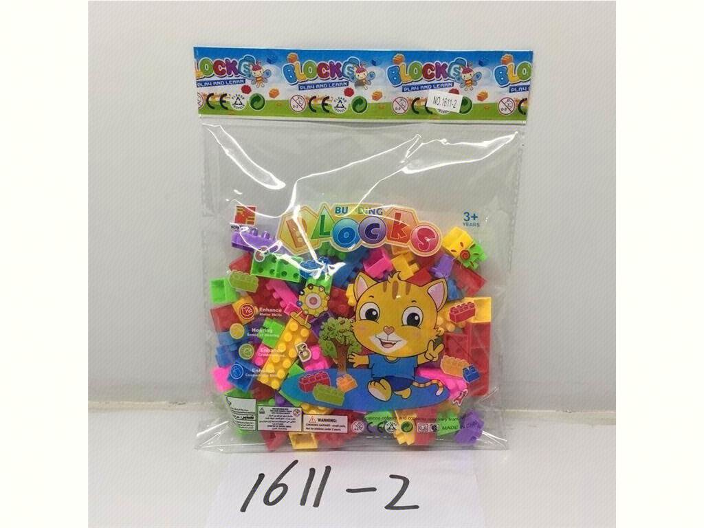 Крупные строительные блоки 104 шт. в OPP пакете