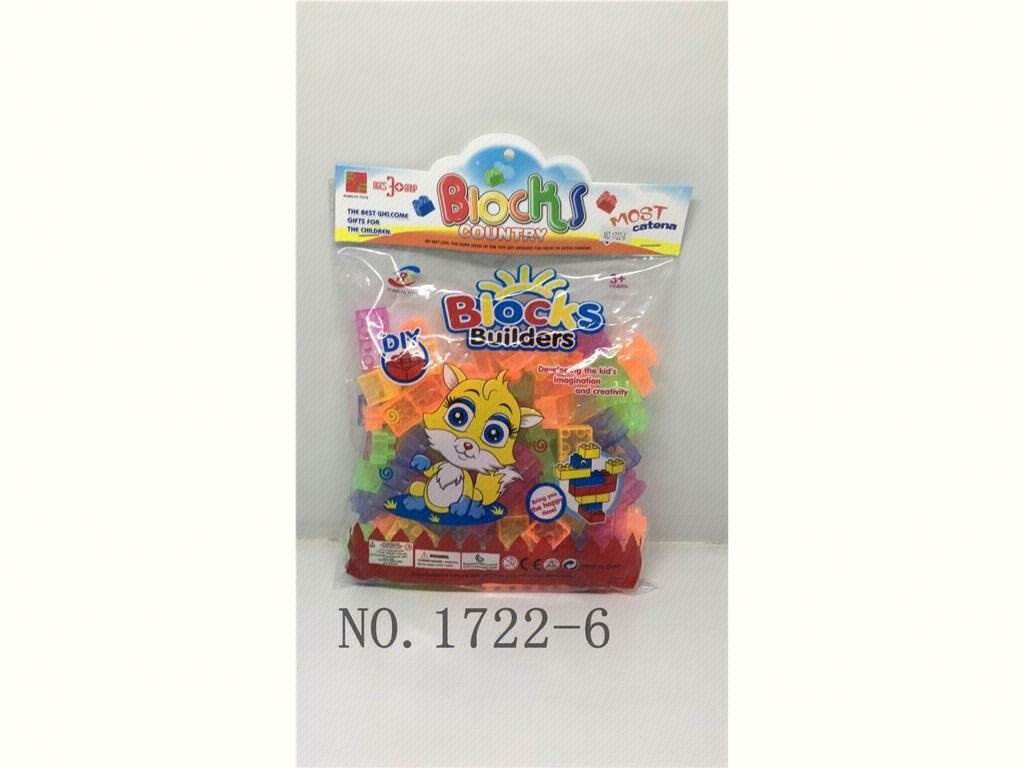 Конструктор 89 деталей + фигурка, PVC упаковка