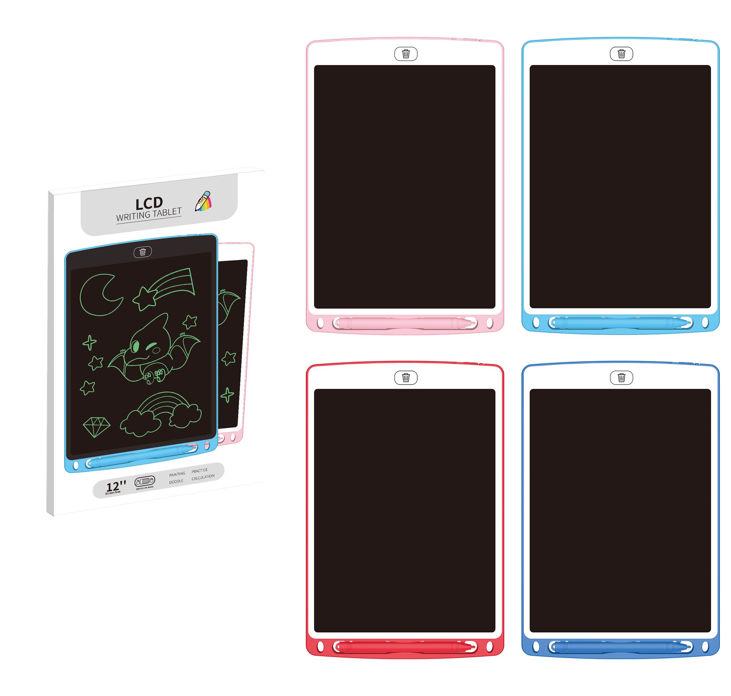 LCD планшет для рисования 12 дюймов, белый