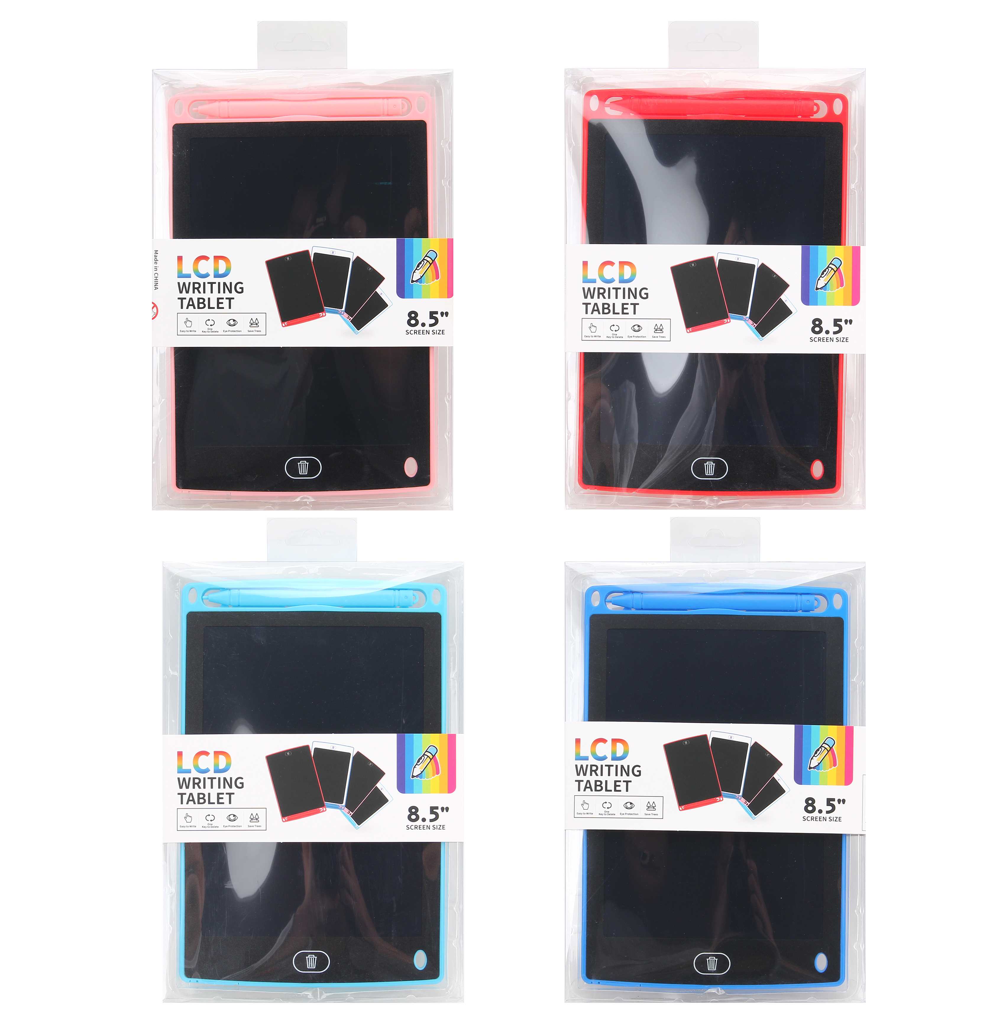 LCD-планшет для рисования 8.5", 4 цвета, одноцветный экран