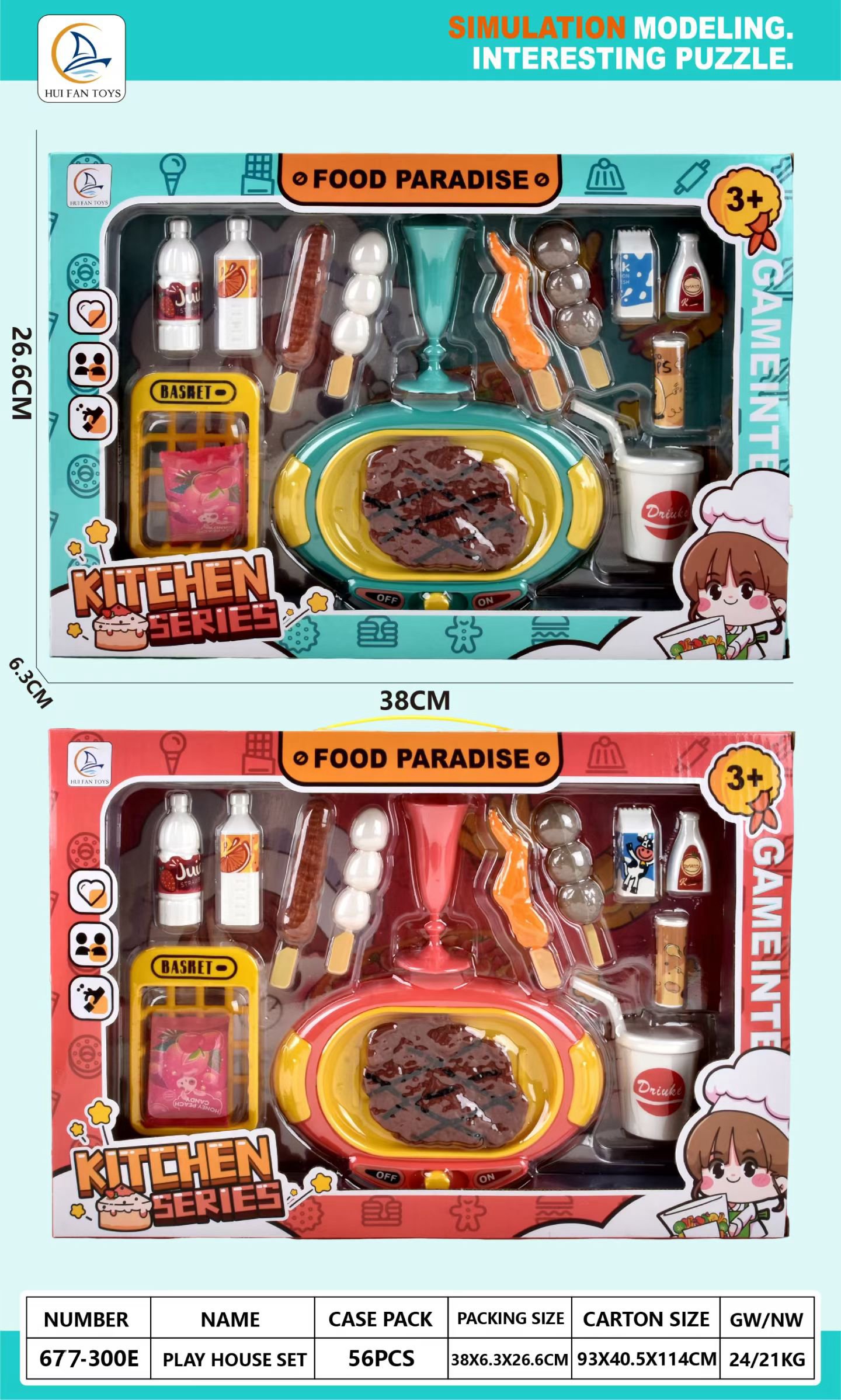 Игровой набор "Barbecue Party": гриль, продукты, посуда