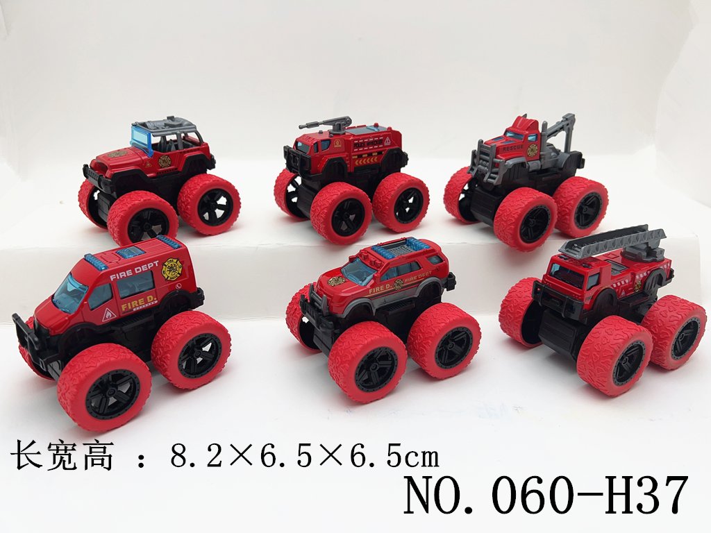 Металлическая модель пожарной машины 1:64