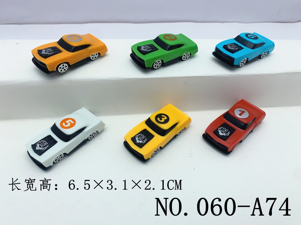Инерционная пластиковая машинка 1:64