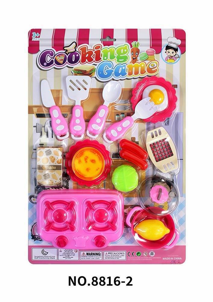Игрушечная посуда для детской кухни, 96 шт/кор