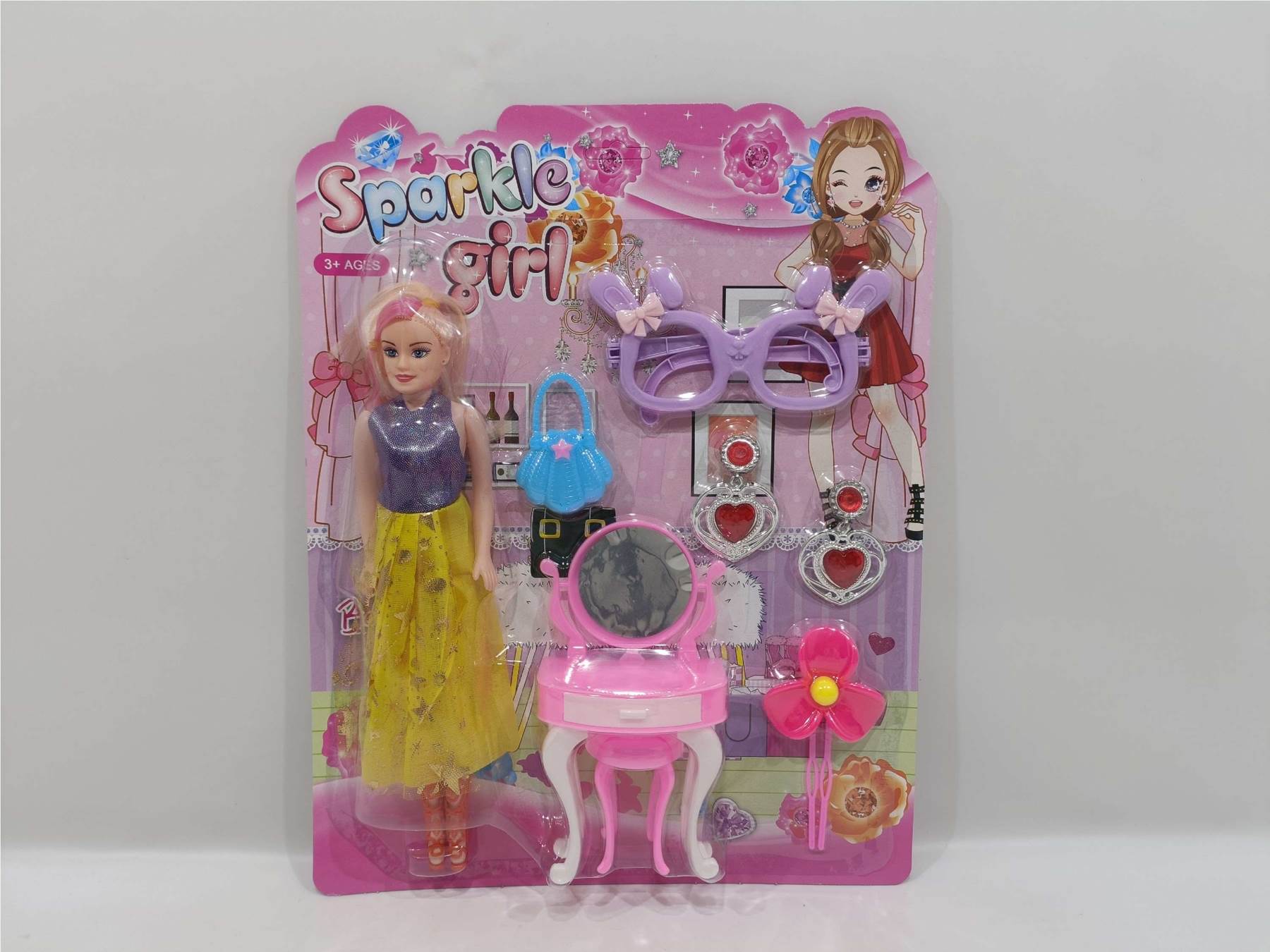 Набор Barbie: кукла, аксессуары, украшения