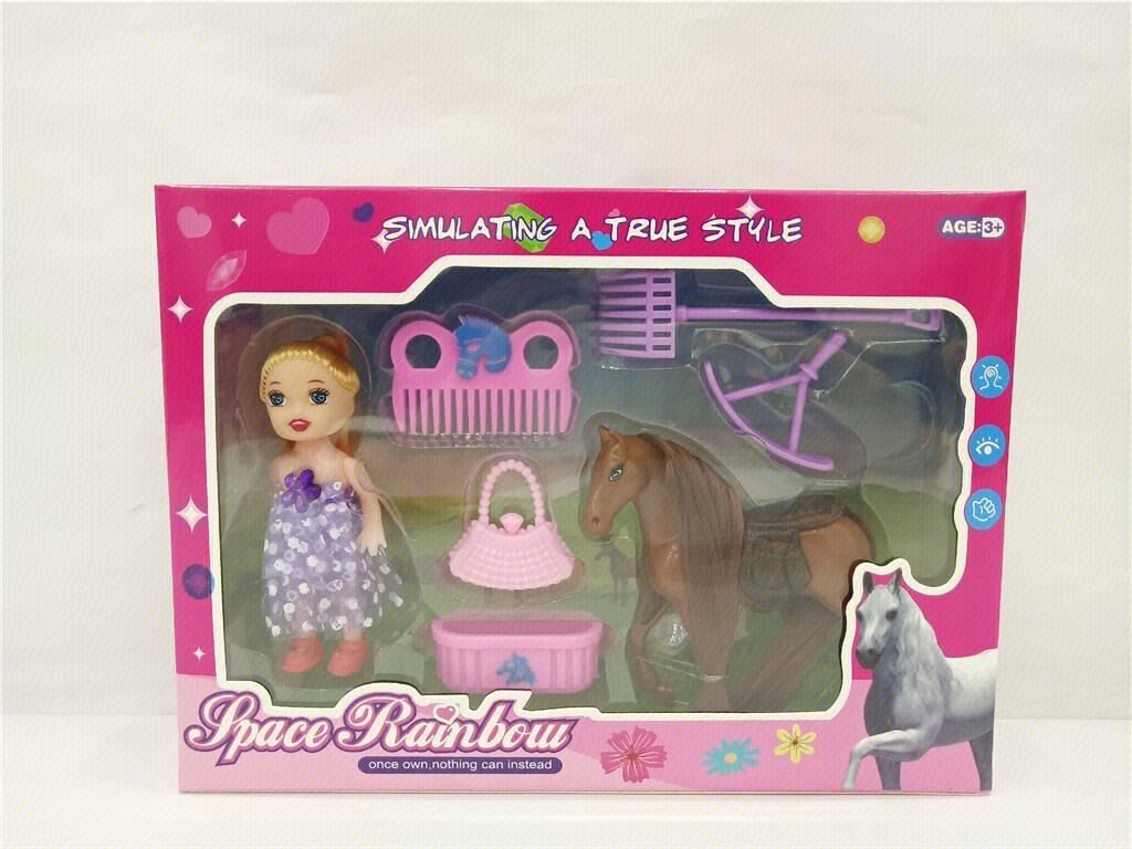 Набор Barbie: кукла-принцесса и пони