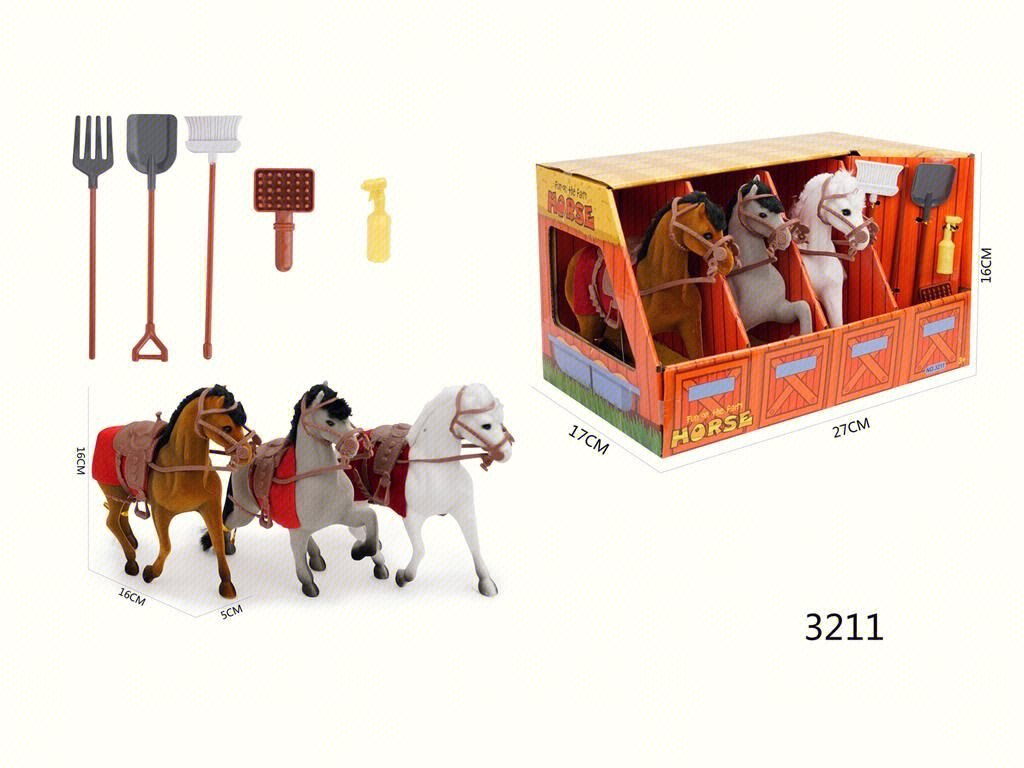 Куклы Three stable (Три конюшни) от фабрики 协泰玩具厂