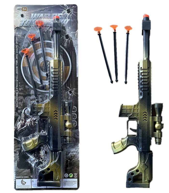 Игрушечный пистолет Barrett с золотыми линиями, стреляет мягкими пулями