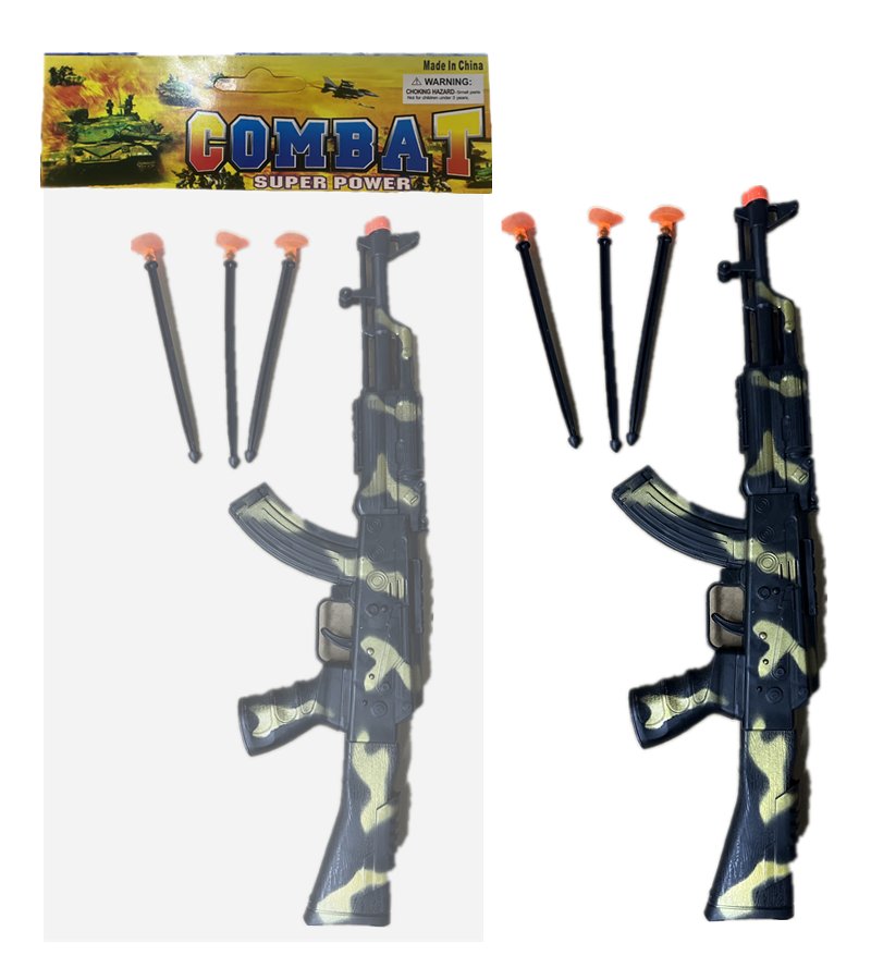 Игрушечный автомат AK-47 с мягкими пулями, золотой камуфляж
