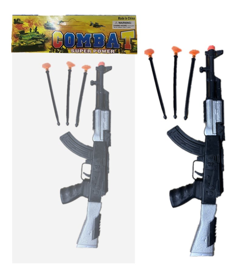 Игрушечный автомат AK-47 с мягкими пулями