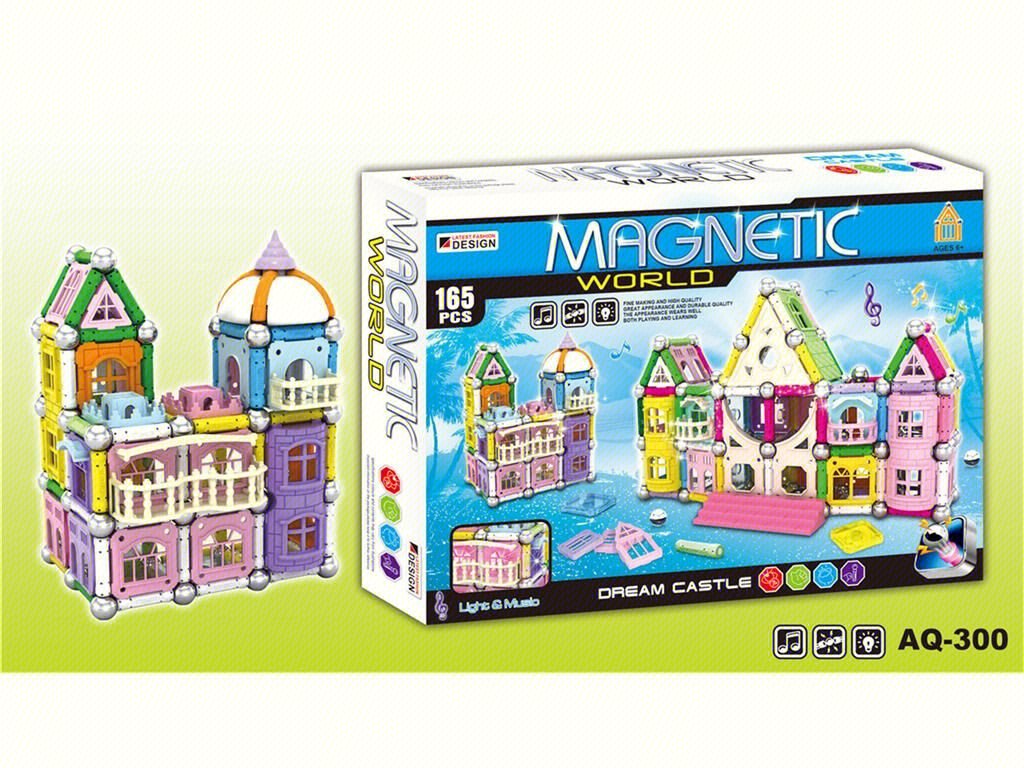 Магнитные 3D-блоки с музыкой и подсветкой