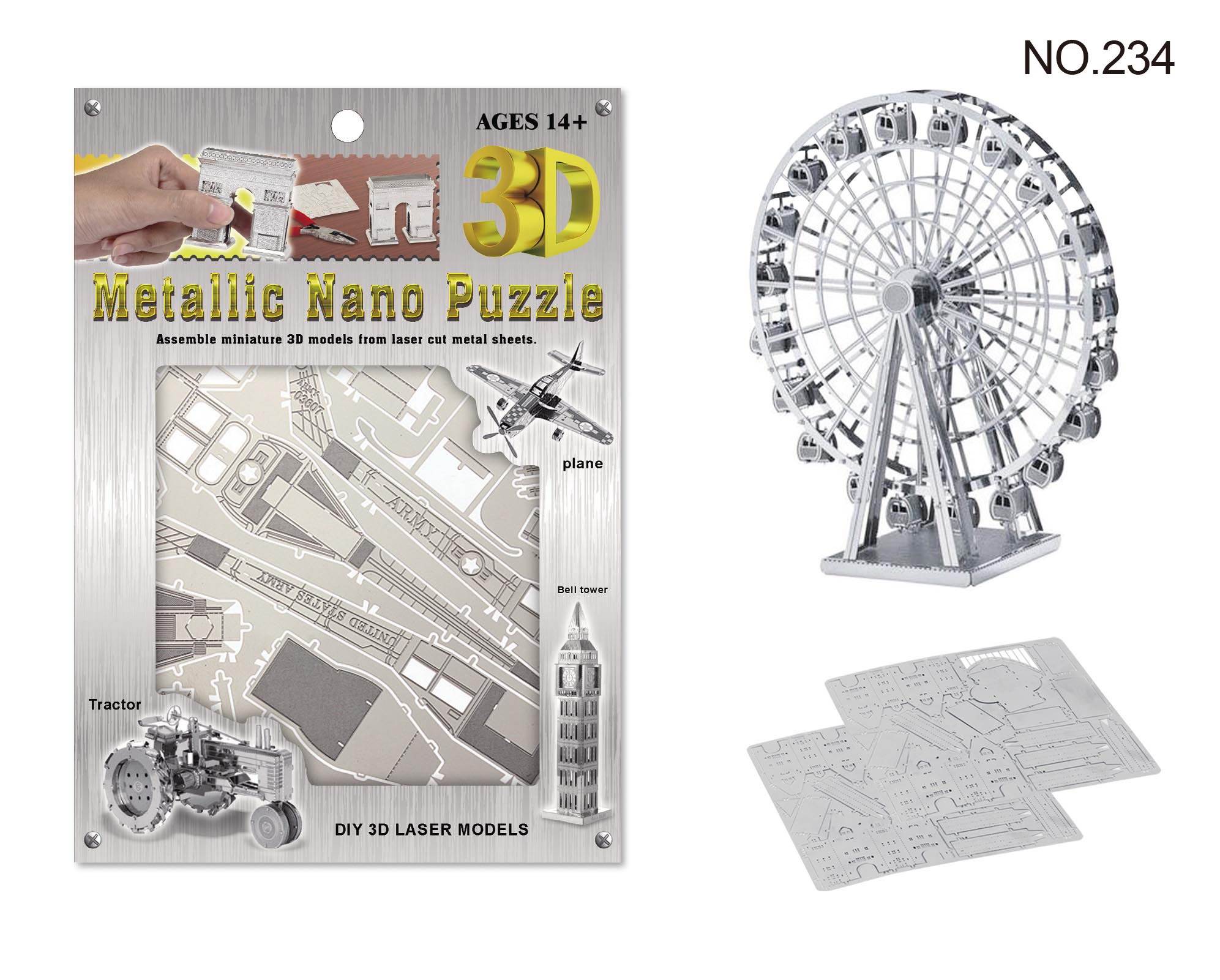 3D-пазл Металлическое Колесо Обозрения DIY