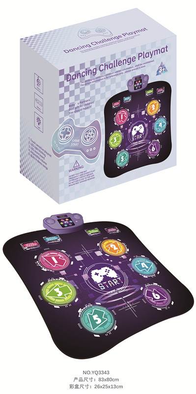 Светящаяся шестиклавишная игрушка, музыкальный инструмент