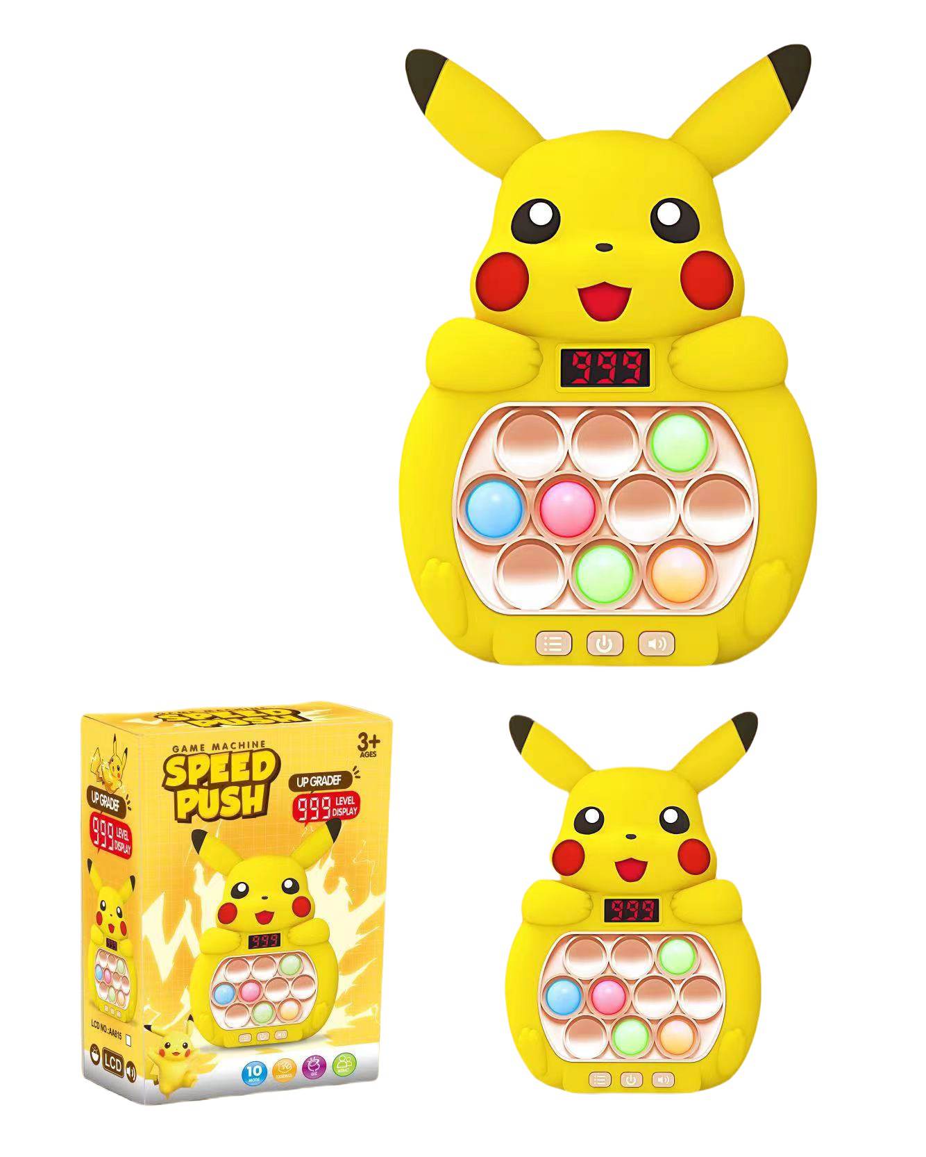 Электронная игра Pikachu Quick Push, 10 режимов, 999 уровней