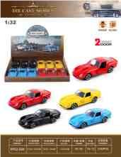 Металлическая модель Ferrari 250 GTO 1:32 с открывающимися дверями