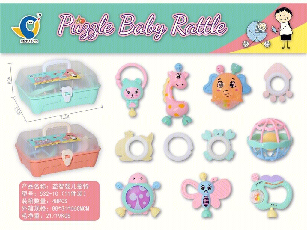 Развивающие игрушки для малышей, 11 предметов