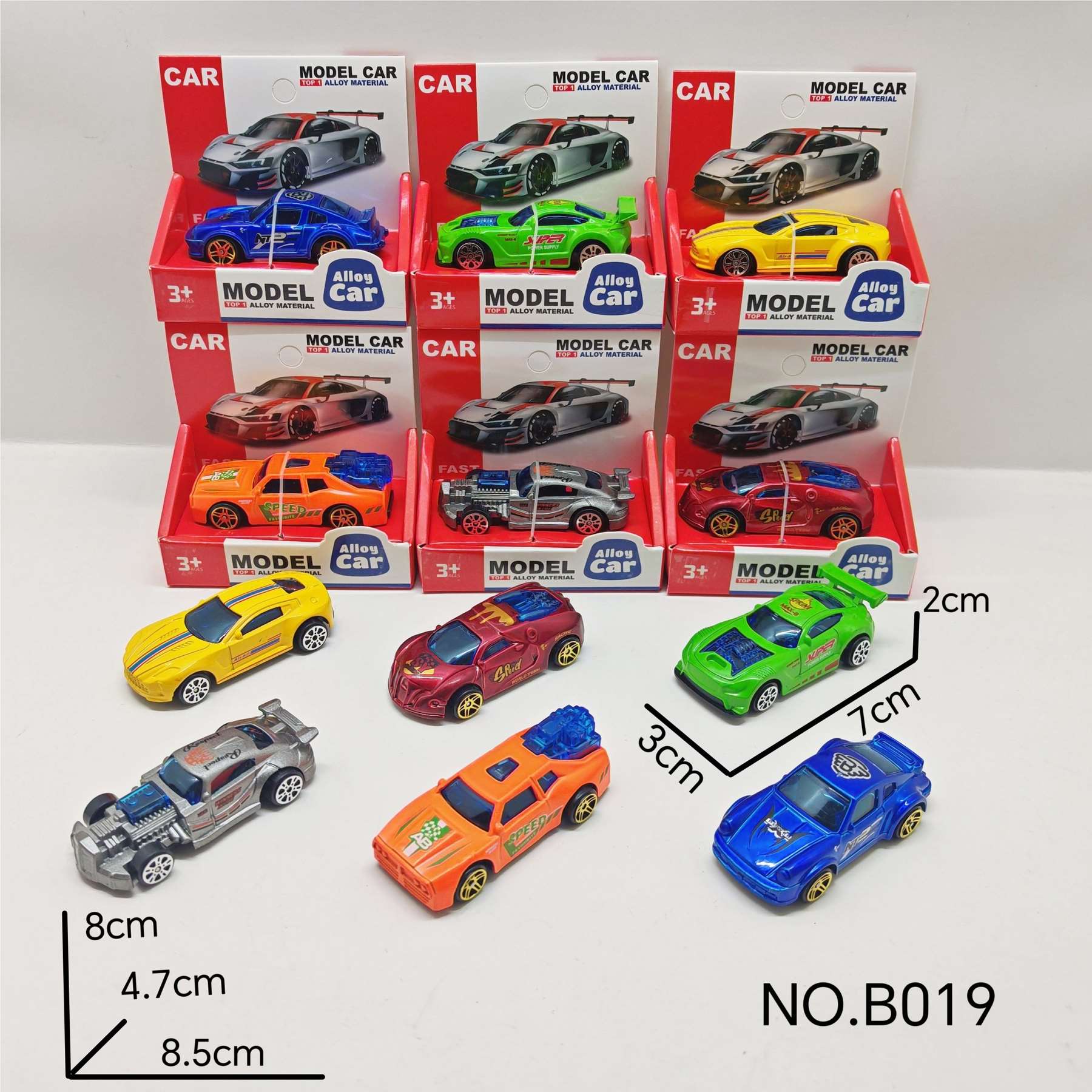 Модели машинок 1:64, 6 видов в наборе