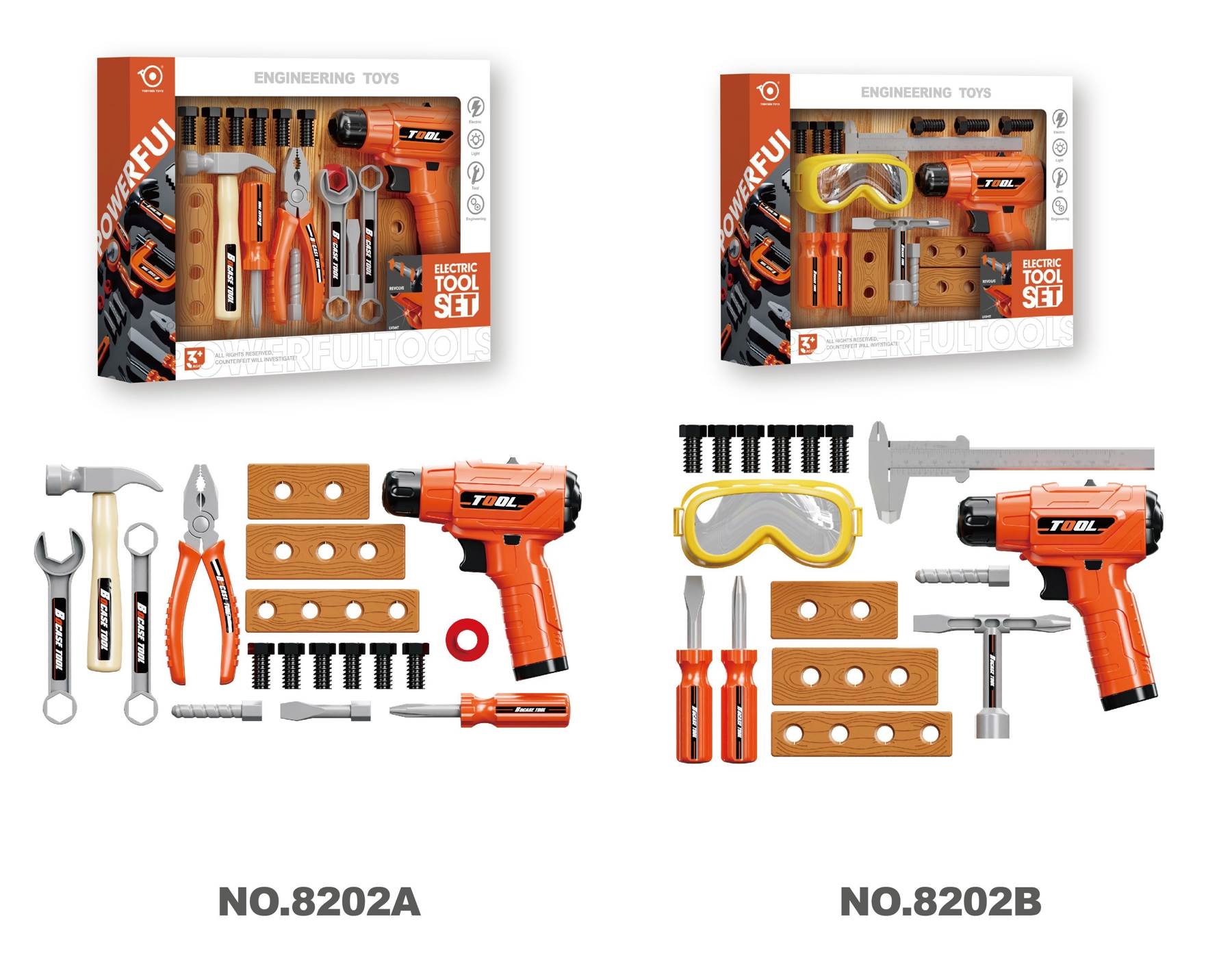Набор инструментов Power Tool Set 2 в 1