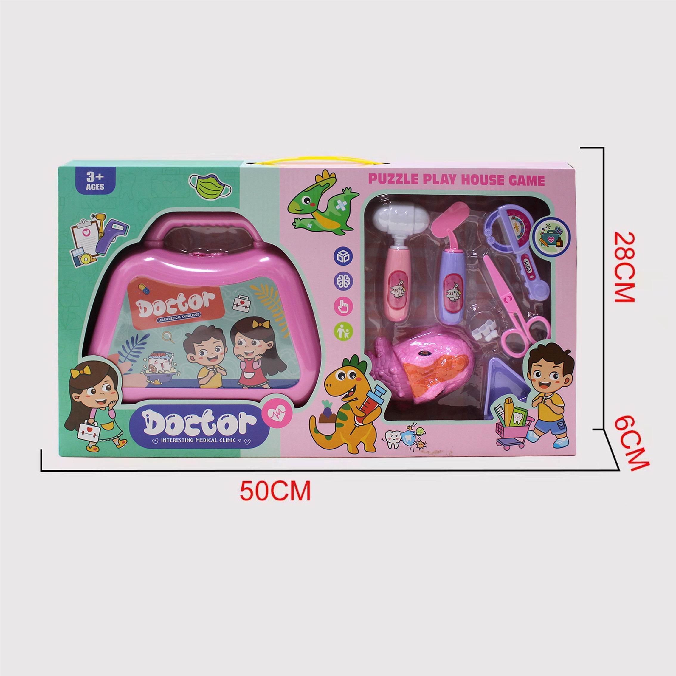 Игрушка Динозавр-Стоматолог, игровой набор врача