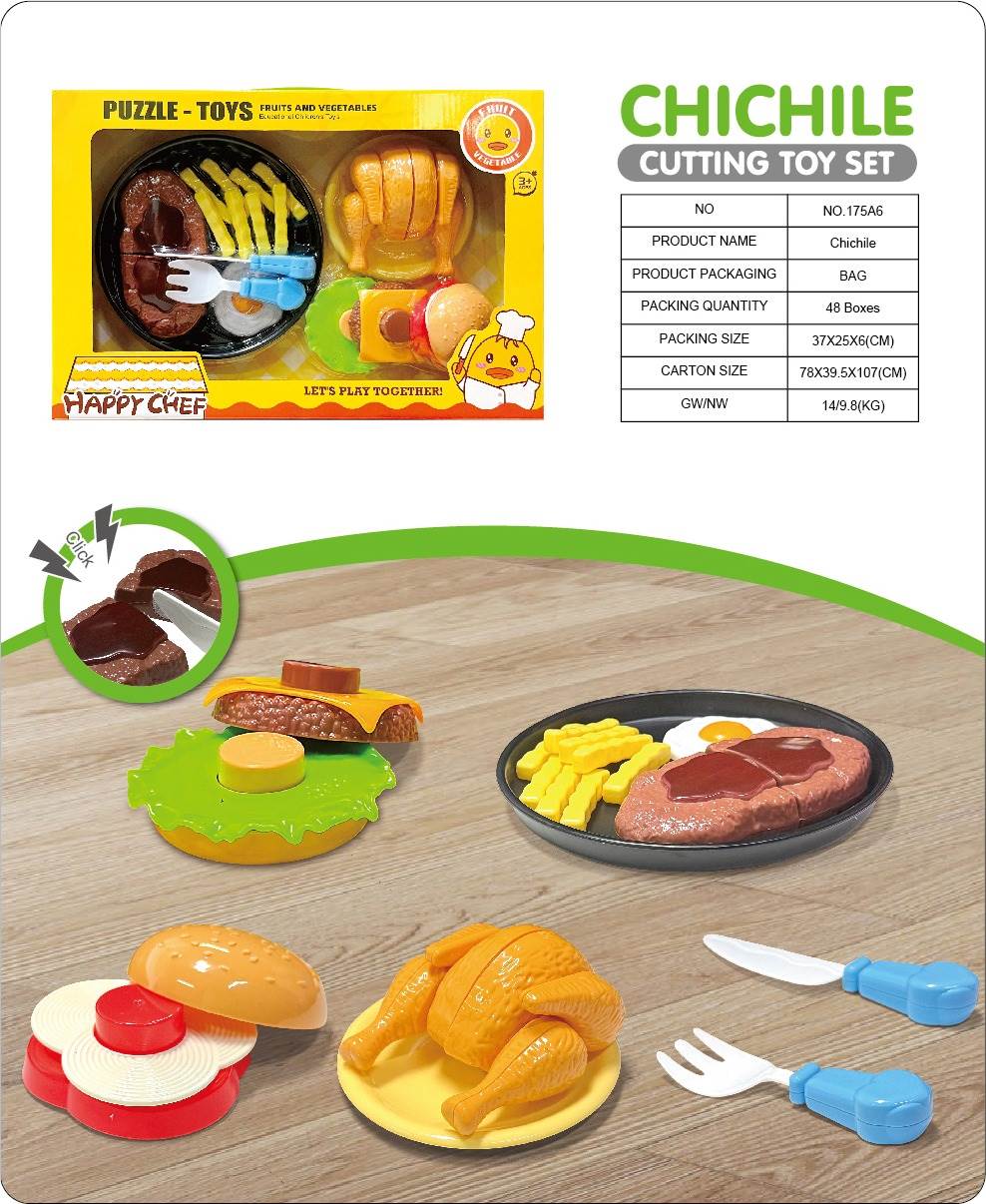 Развивающая игра "Разрезаемые продукты" Puzzle Chicele