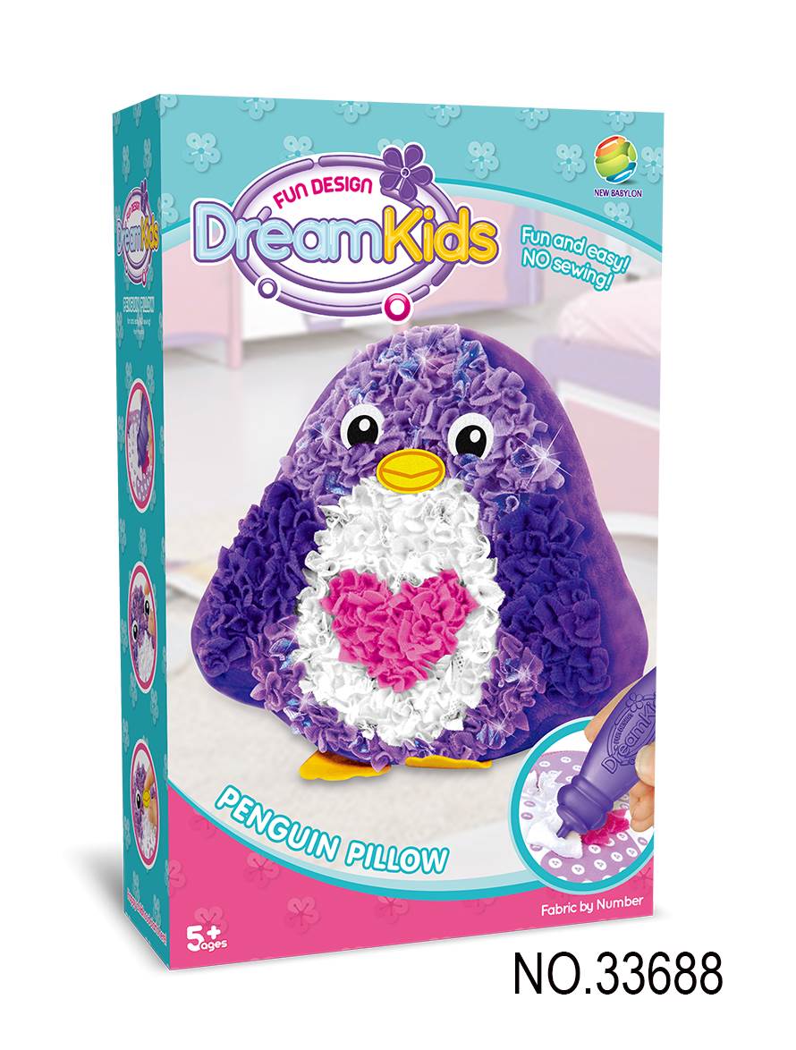 Набор для создания 3D-подушки-игрушки Пингвин