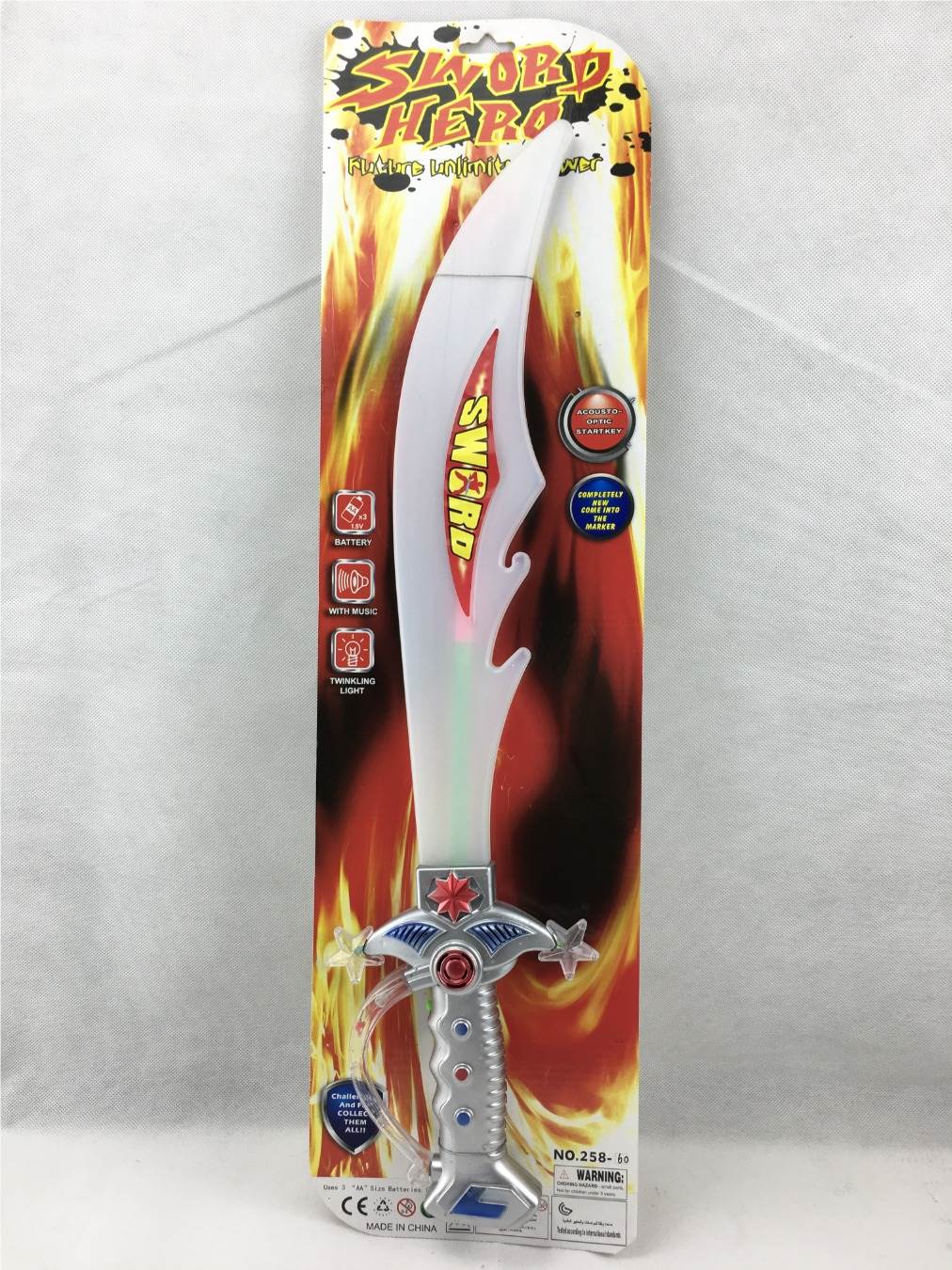 Музыкальный световой меч FLASH MUSIC KNIFE